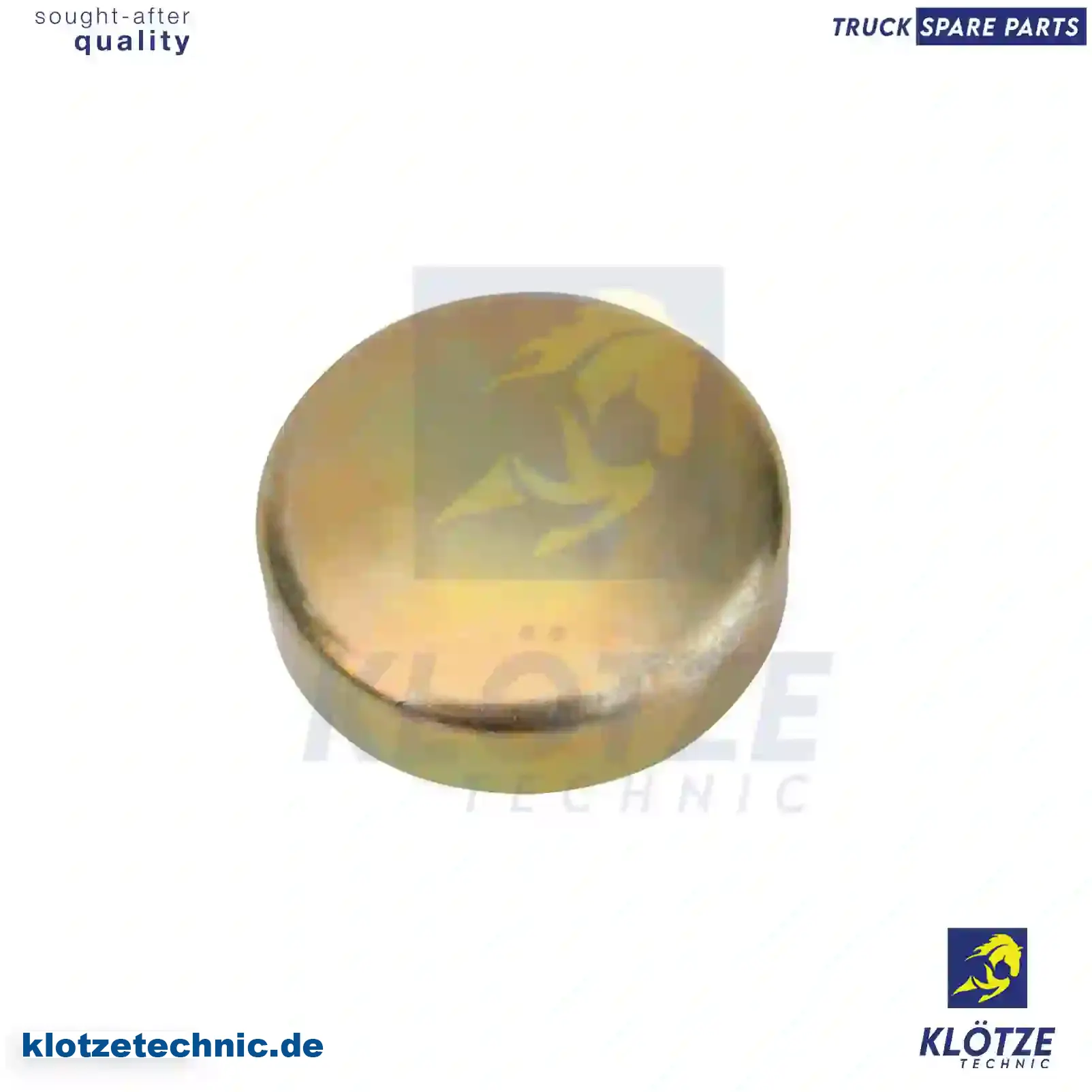 Expansion Plug 0267438, 267438, ZG01135-0008, 0267438, 267438, ZG01135-0008 || Klötze Technic Automotive Air Brake Systems