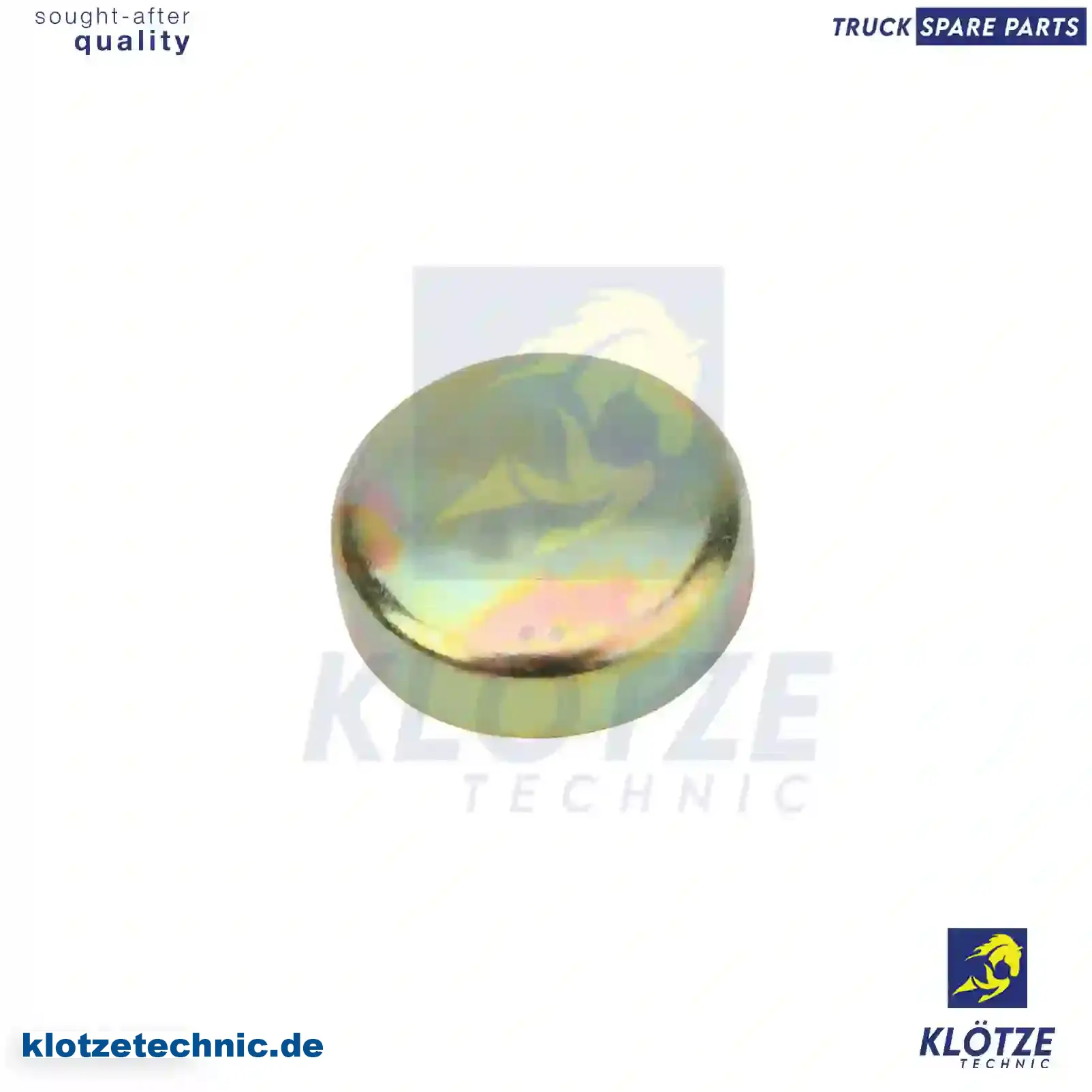 Expansion Plug 0279097, 279097, ZG01136-0008, 0279097, 279097, ZG01136-0008 || Klötze Technic Automotive Air Brake Systems
