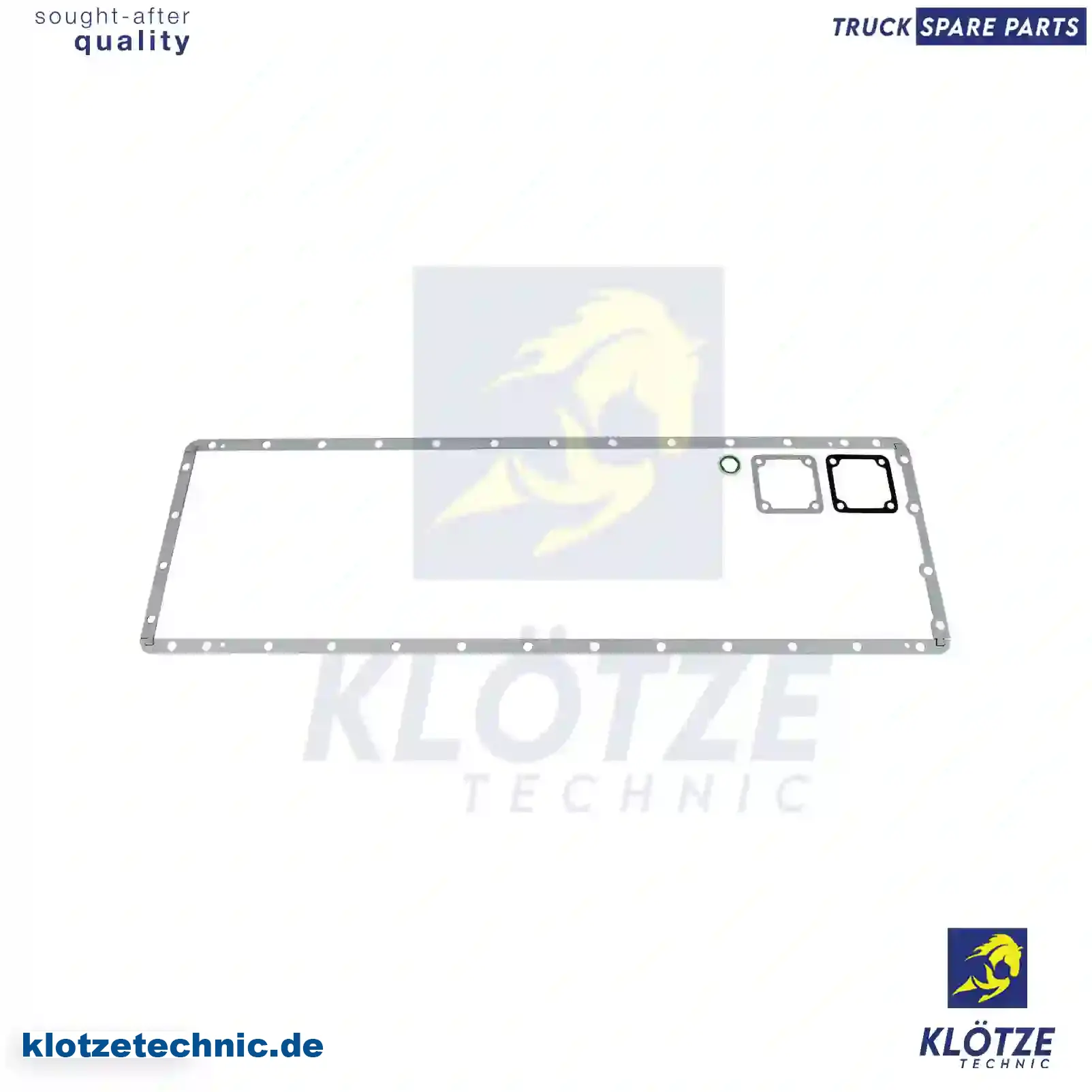 Gasket kit, oil sump, 3715034, 550036, 550211, 550343, 551343, 551466 || Klötze Technic Automotive Air Brake Systems