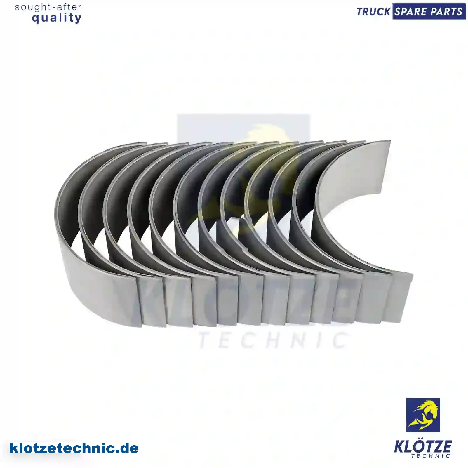 Con rod bearing kit, 1304563, 1444618, 1729991, 1745175, 1745175S, 1785692, 1785692S, 2802469, 550484S, 550494, 550494S, ZG02544-0008 || Klötze Technic Automotive Air Brake Systems