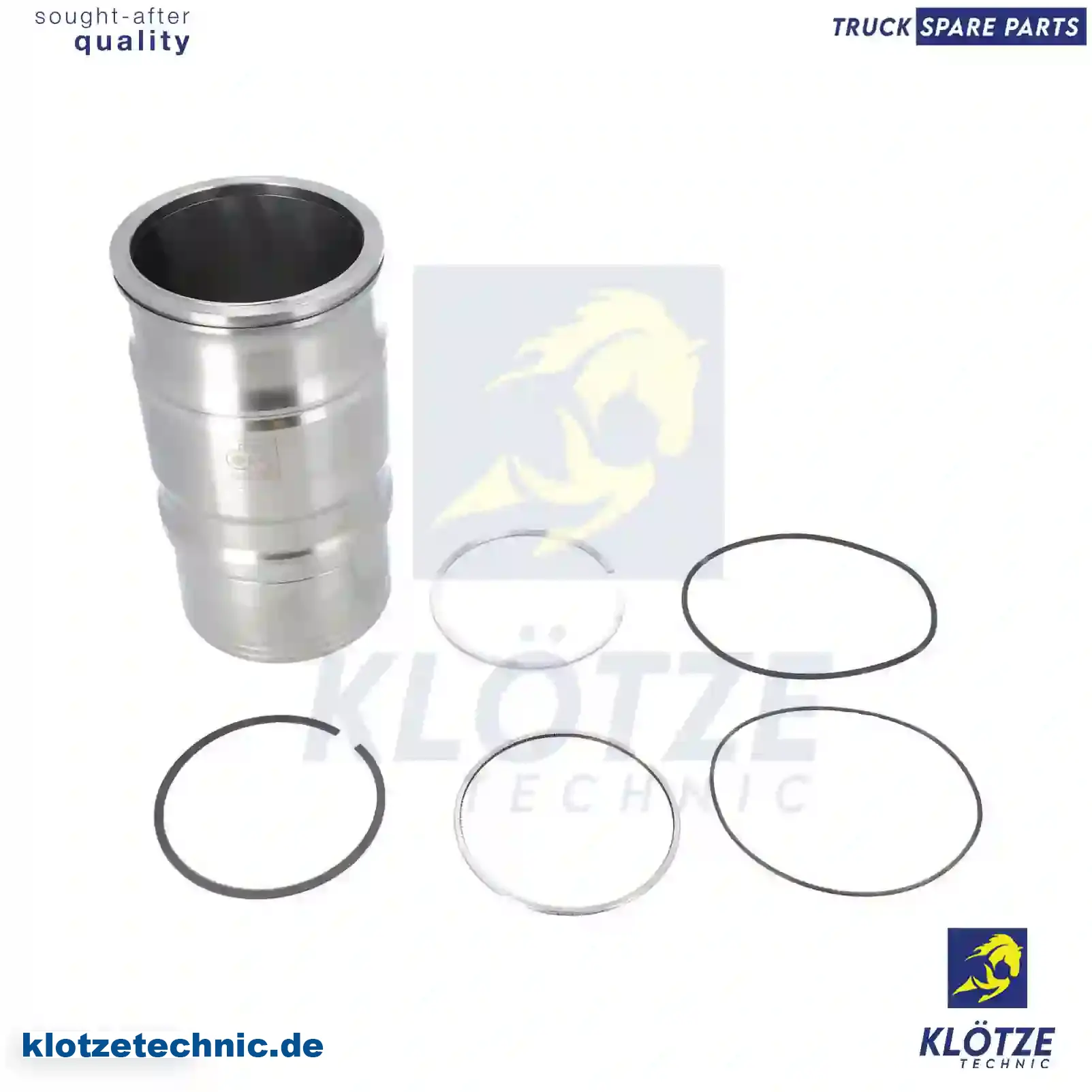 Cylinder liner, with piston rings, 1726066, 551354, , || Klötze Technic Automotive Air Brake Systems