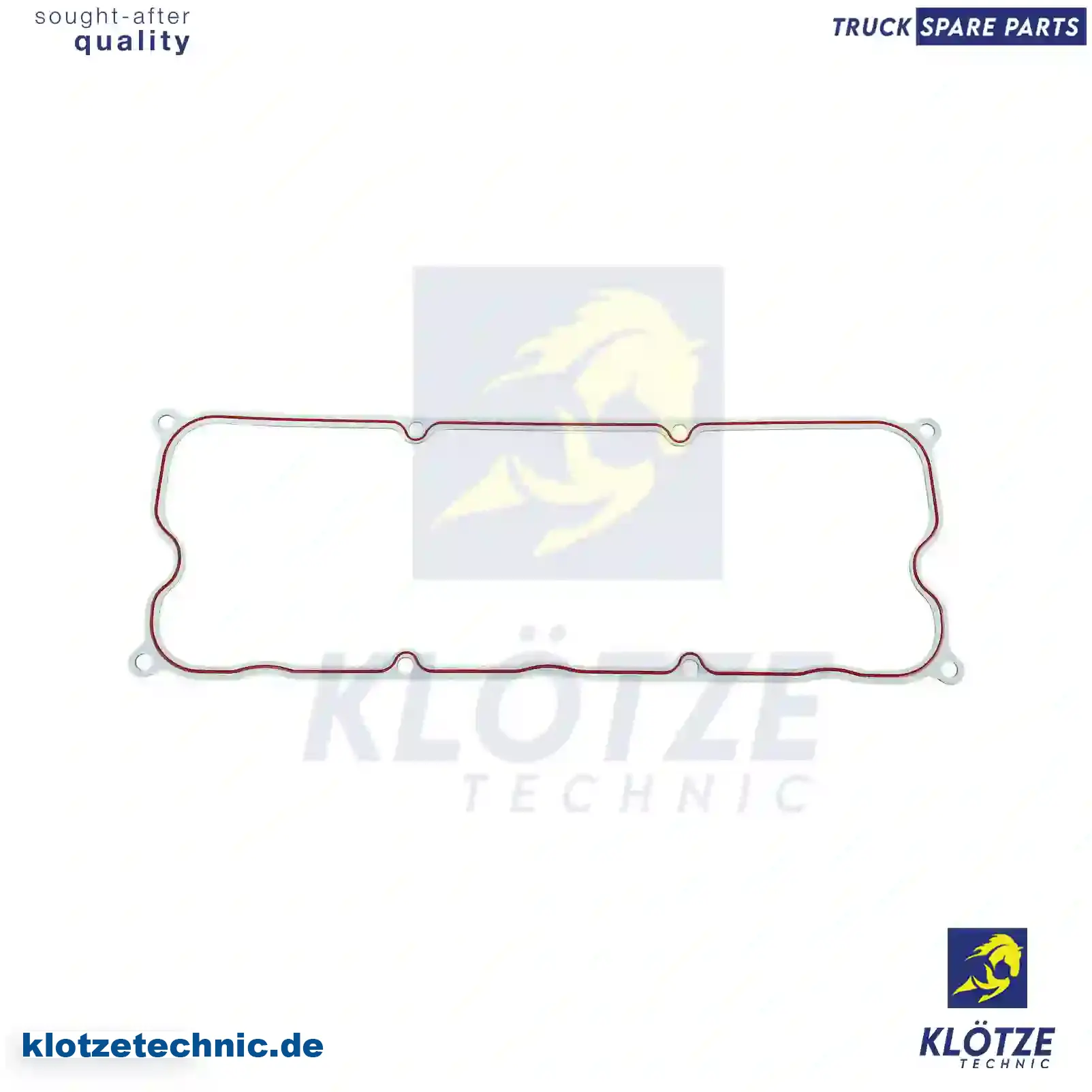Valve cover gasket, 04837594, 98420446, 98480127, ZG02247-0008 || Klötze Technic Automotive Air Brake Systems