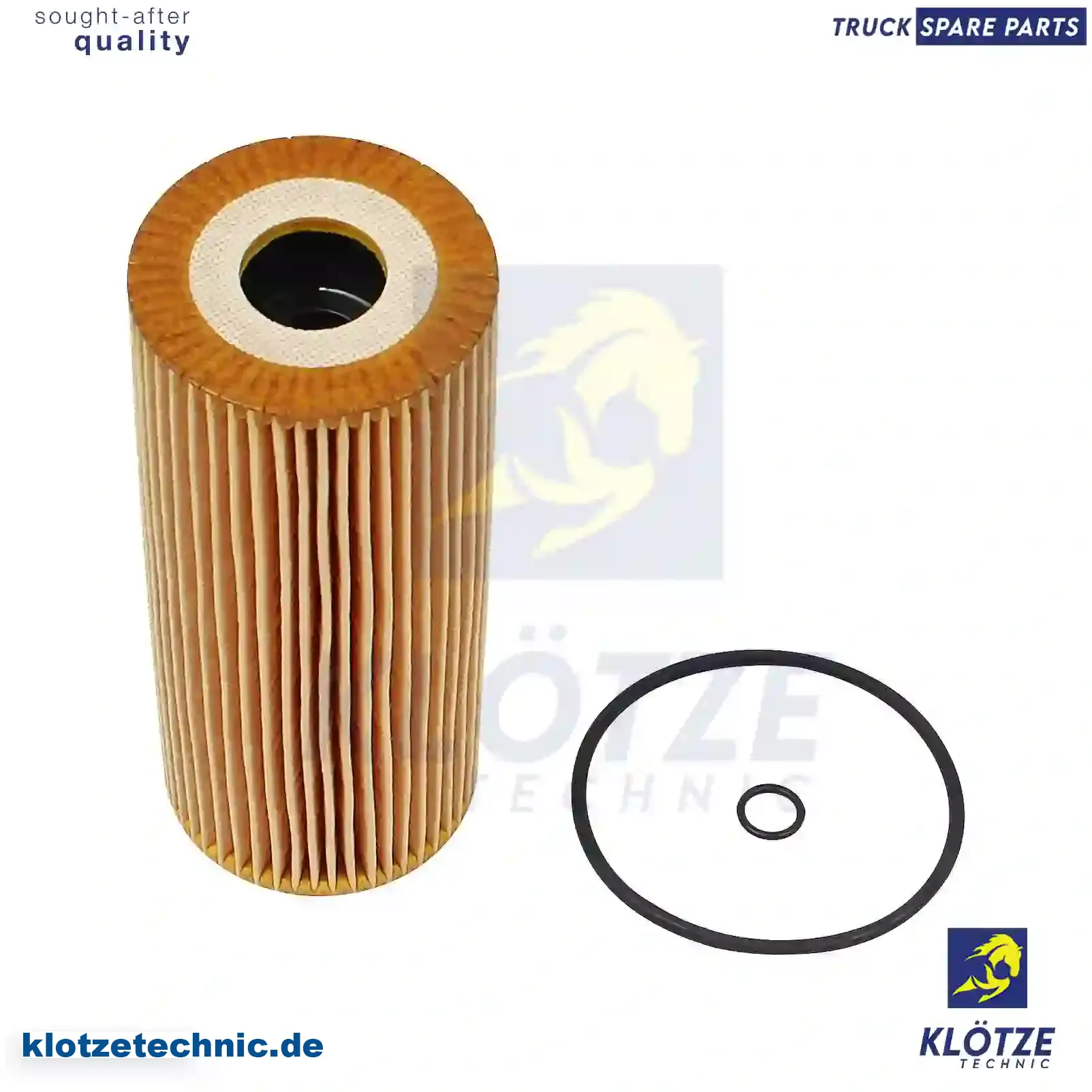 Oil filter insert, X508, 074115562, 1100696, 1137371, 074115562, 074115562, 038115466, 074115562, ZG01730-0008 || Klötze Technic Automotive Air Brake Systems