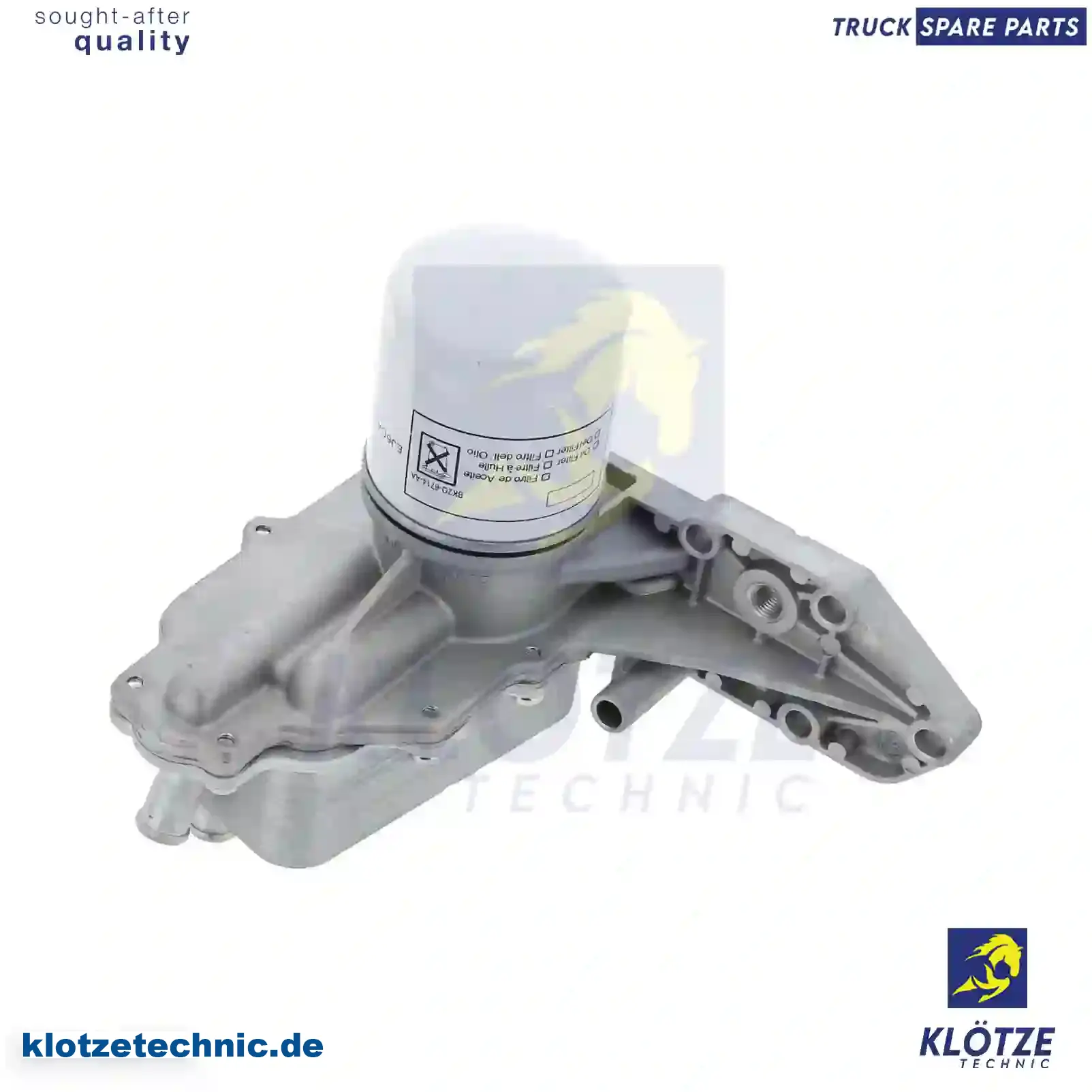 Oil cooler, complete, 1372757, 1469718, 1704068, 1755226, 1842739, 2027615, 6C1Q-6B624-BA, 7C16-6B624-BB, BK3Q-6B624-BB, BK3Q-6B624-CB, BK3Q-6B624-CC || Klötze Technic Automotive Air Brake Systems