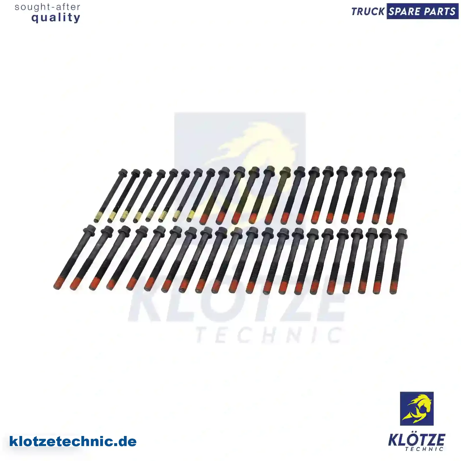 Cylinder head screw kit, 0375951S, 1698228S, 375951S, ZG01073-0008 || Klötze Technic Automotive Air Brake Systems