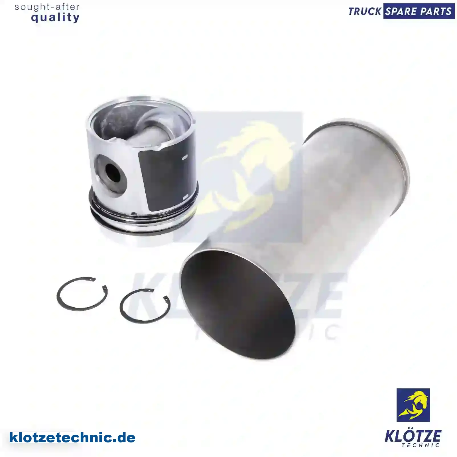Piston with liner, 1699329S, 1747549S || Klötze Technic Automotive Air Brake Systems