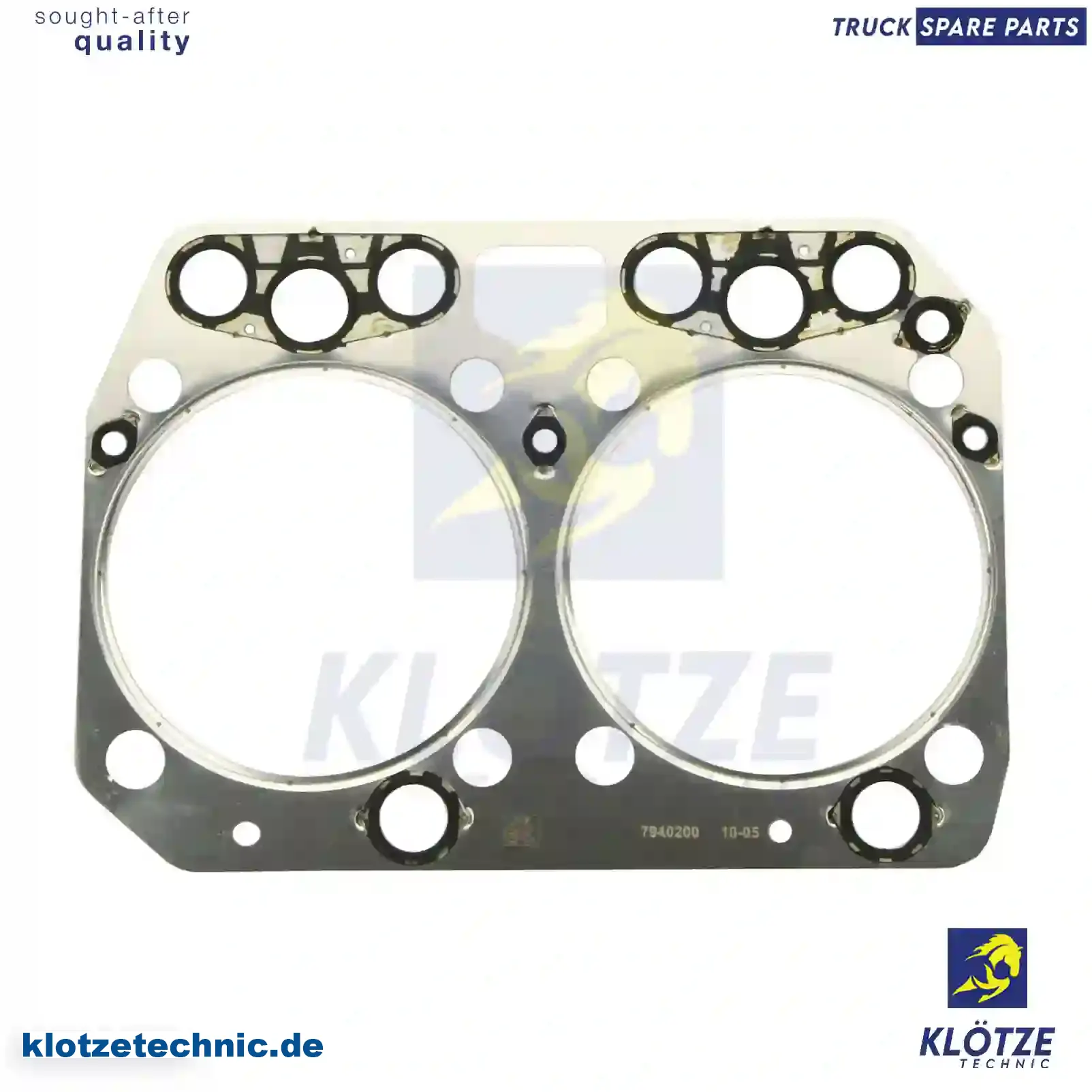 Cylinder head gasket, 51039010295, 51039010347, 51039010351, 51039010352, 51039010357, 51039010361, 51039010378, 51039010379, 07W103517 || Klötze Technic Automotive Air Brake Systems