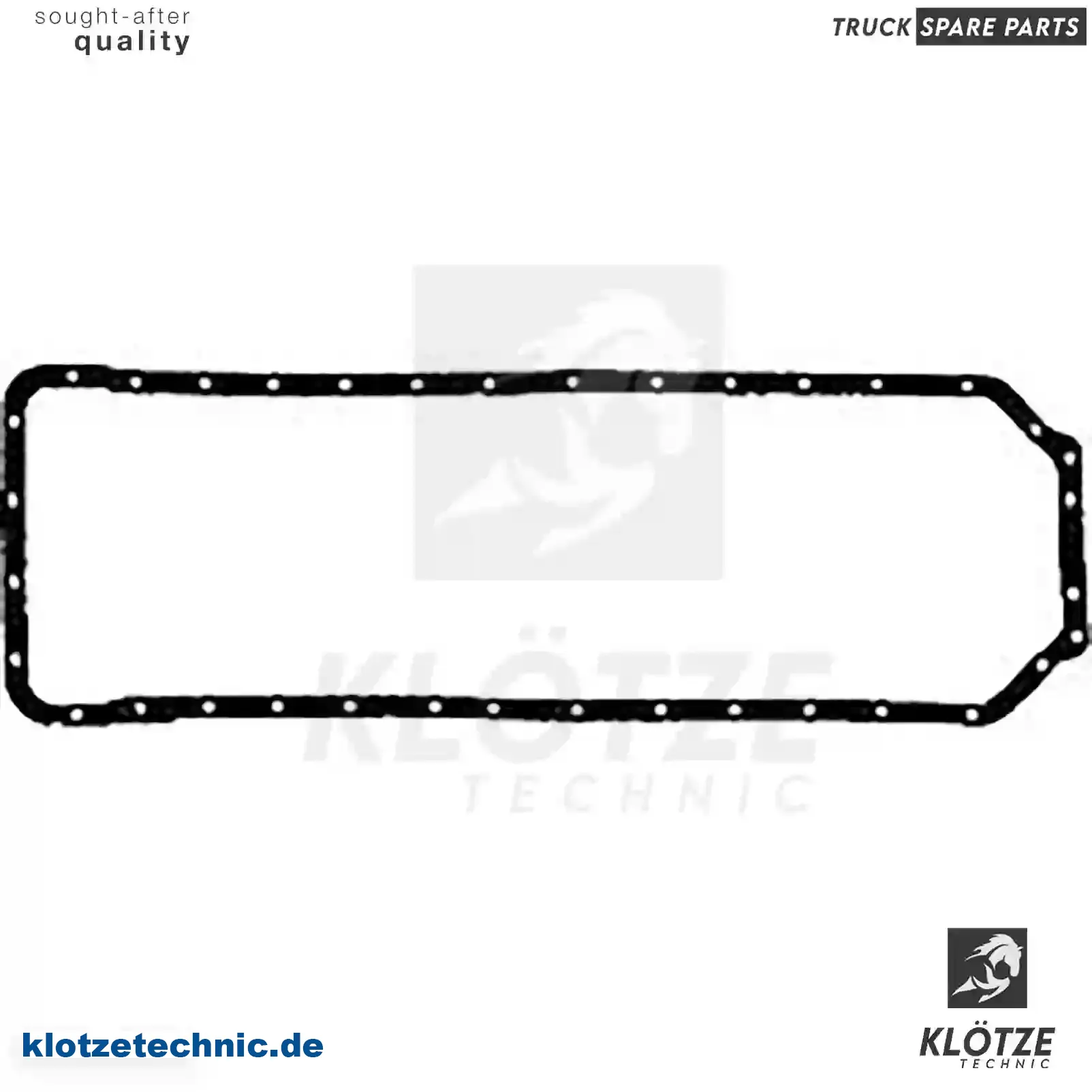 Oil sump gasket, 61316000, 61316325, 61320224, 61320349, ZG01842-0008 || Klötze Technic Automotive Air Brake Systems