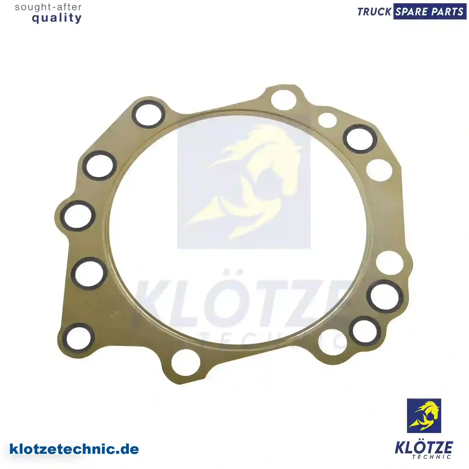 Cylinder head gasket, 01902061, 01902466, 01905795, 04675733, 04862518, 1902466, 1905795 || Klötze Technic Automotive Air Brake Systems