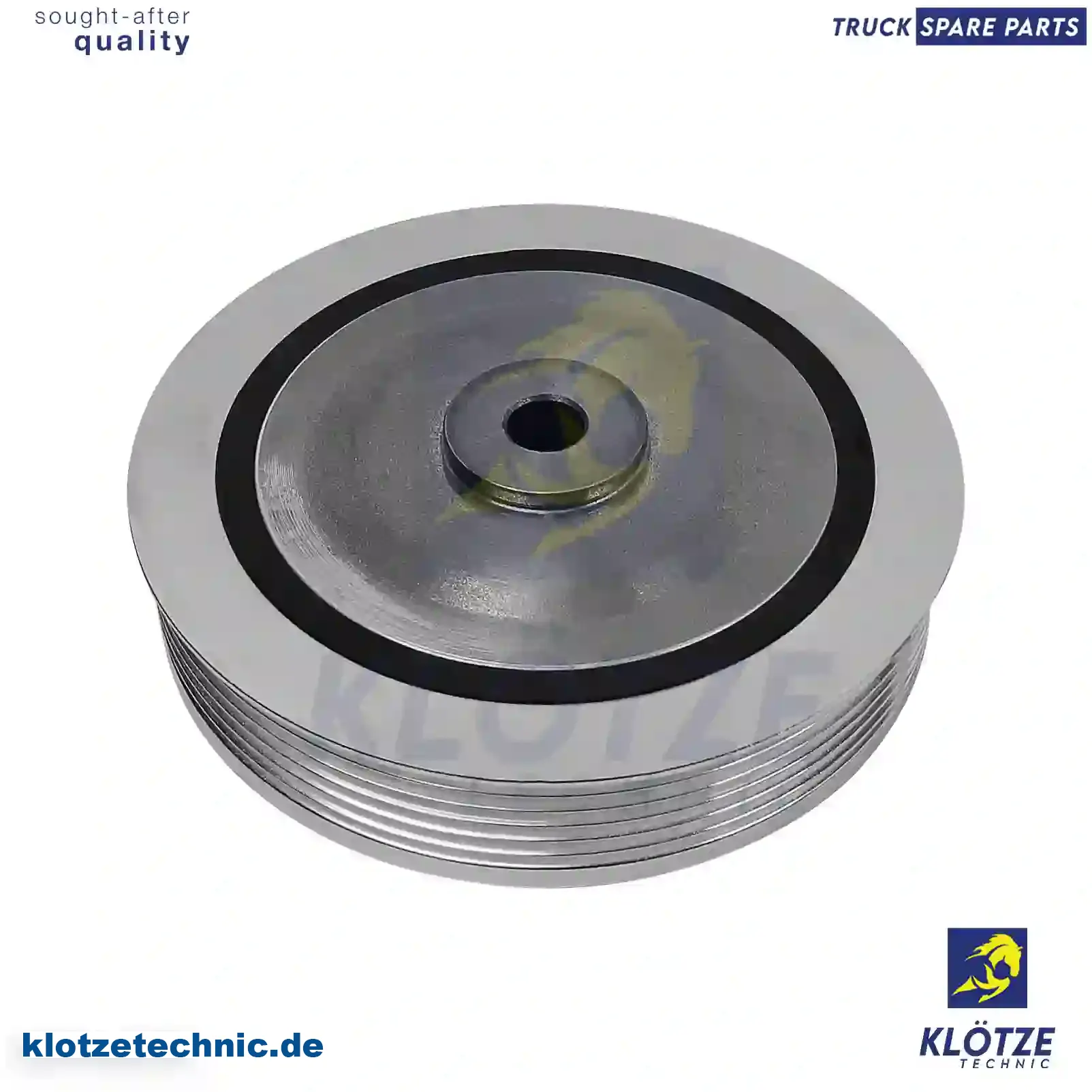 Pulley, crankshaft, 93192606, 4418147, 7700110329, 7700113018, 7700115309, 8200689702 || Klötze Technic Automotive Air Brake Systems
