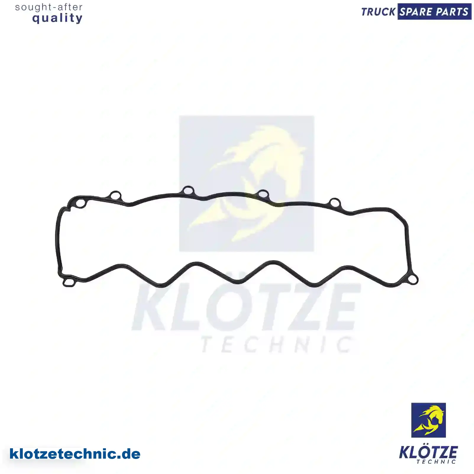 Valve cover gasket, 0249C3, 500388381, 99462588, 500388381, 503644461, 5001857217, 99462588, 0249C3, 5001857217 || Klötze Technic Automotive Air Brake Systems