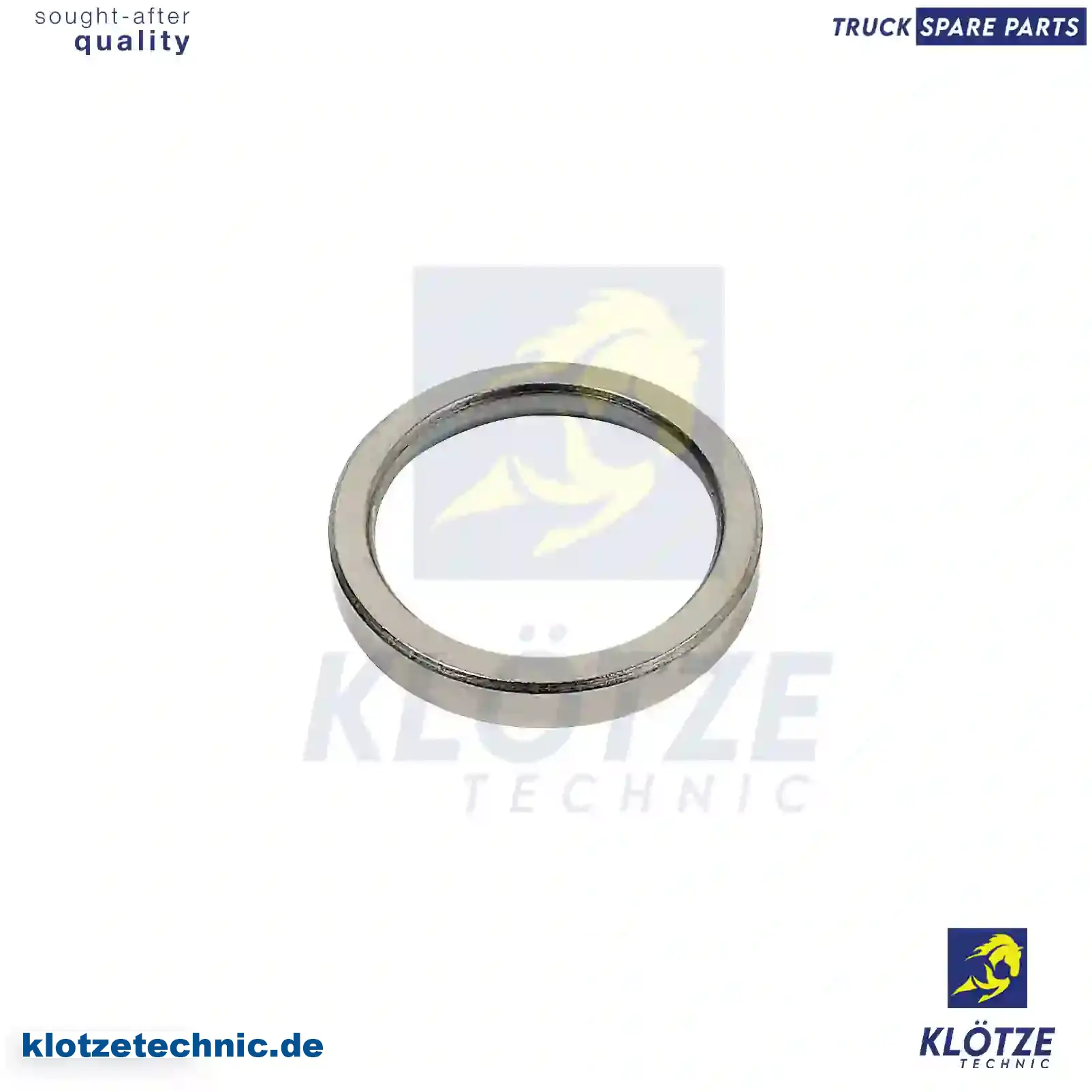Valve seat ring, intake, 5010295302, , , || Klötze Technic Automotive Air Brake Systems