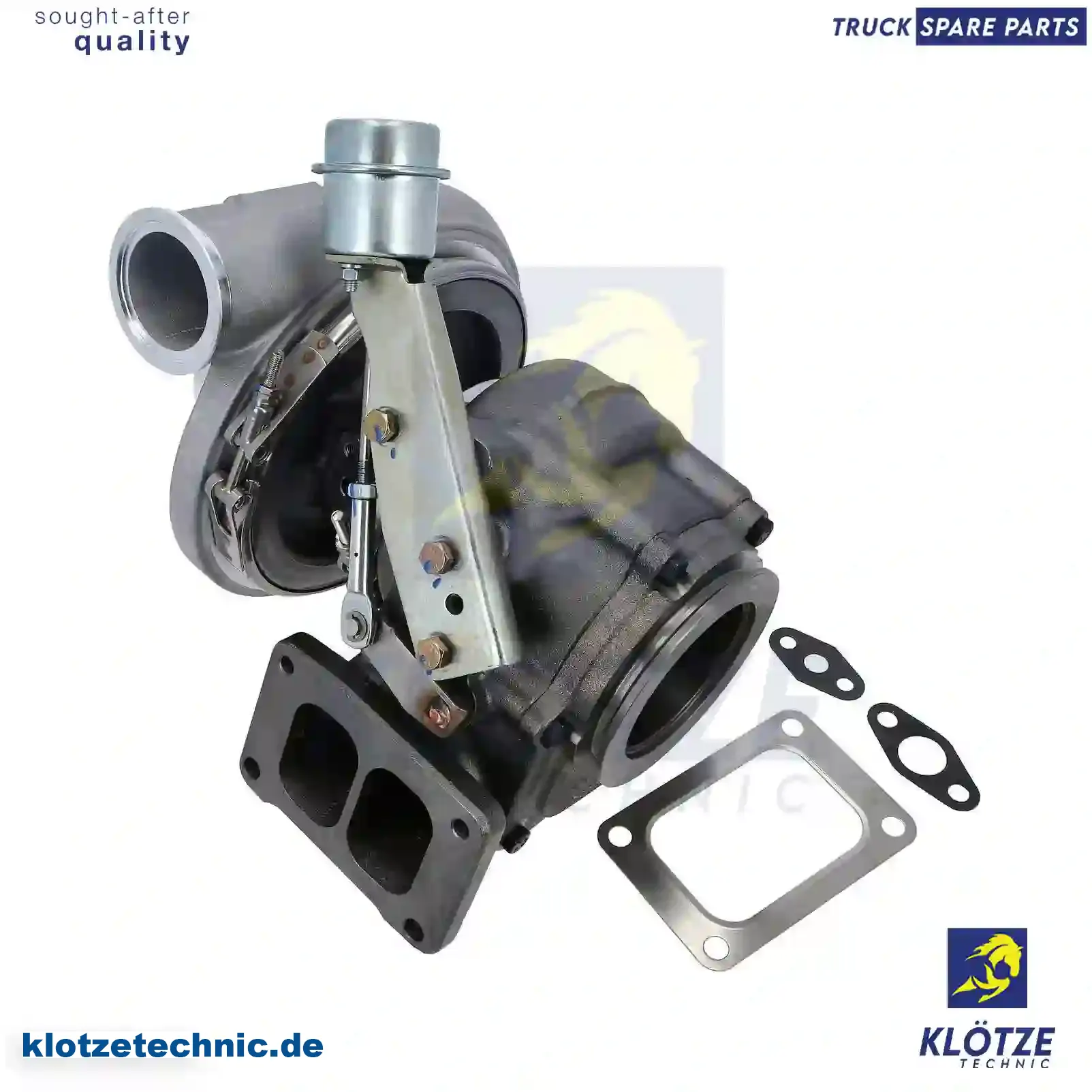 Turbocharger, with gasket kit, 5001808521, 7420763168, 20763168 || Klötze Technic Automotive Air Brake Systems
