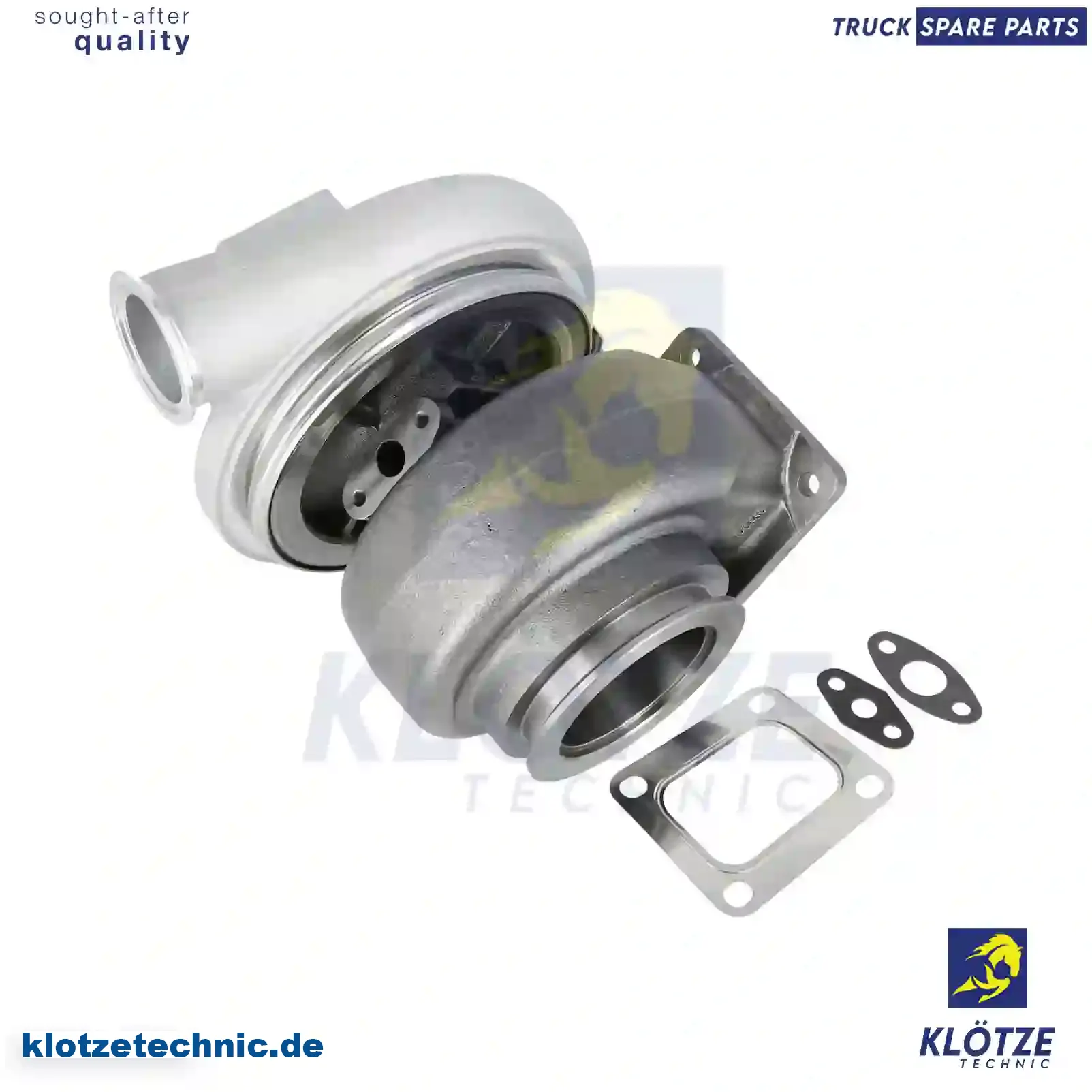 Turbocharger, with gasket kit, 5001867212, 7420760326, 20524063, 20760326 || Klötze Technic Automotive Air Brake Systems
