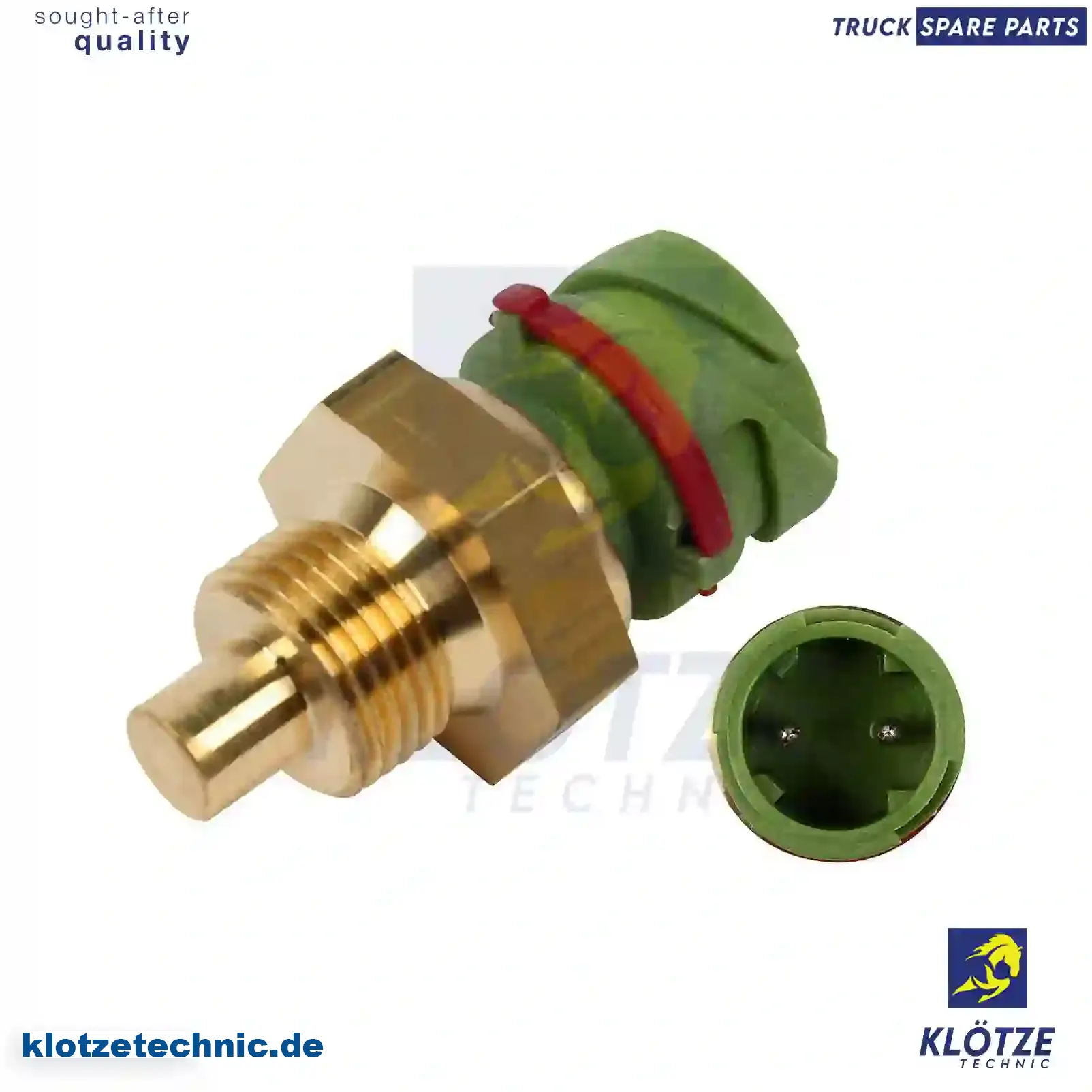 Temperature sensor, 905695090020E, 5010398073, 20529455, ZG21131-0008 || Klötze Technic Automotive Air Brake Systems