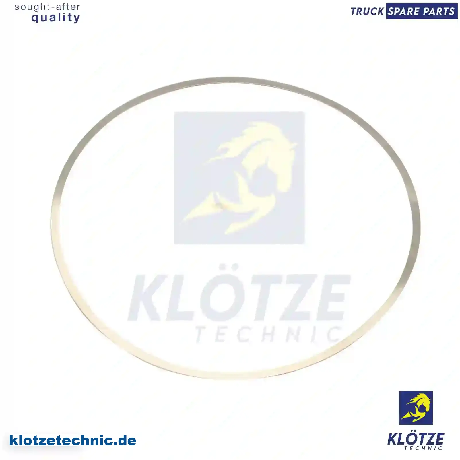 Shim, 7401677592, 1677592, ZG02097-0008 || Klötze Technic Automotive Air Brake Systems