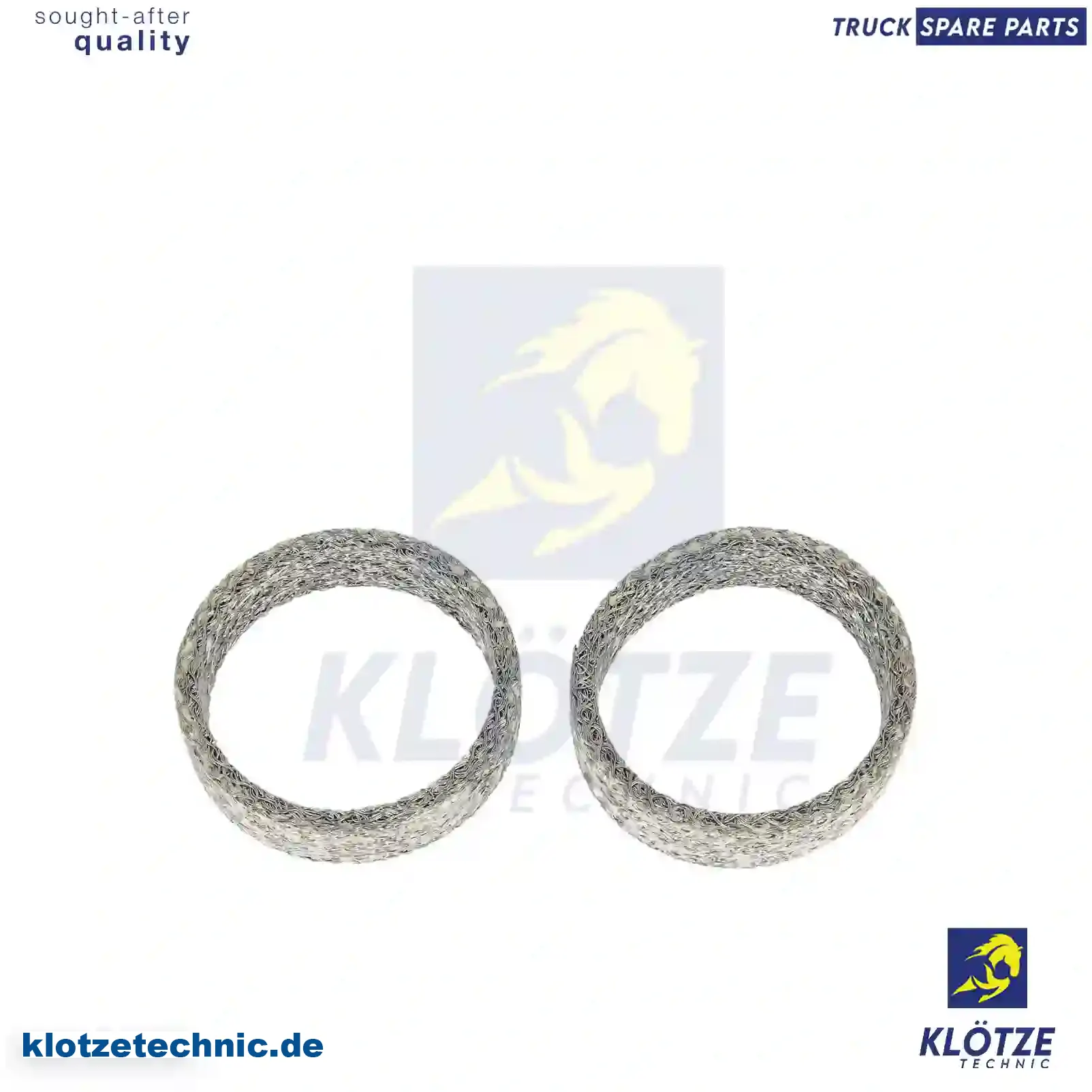 Seal ring kit, exhaust manifold, 7420938963, 20537444, 20938963, 21475172 || Klötze Technic Automotive Air Brake Systems