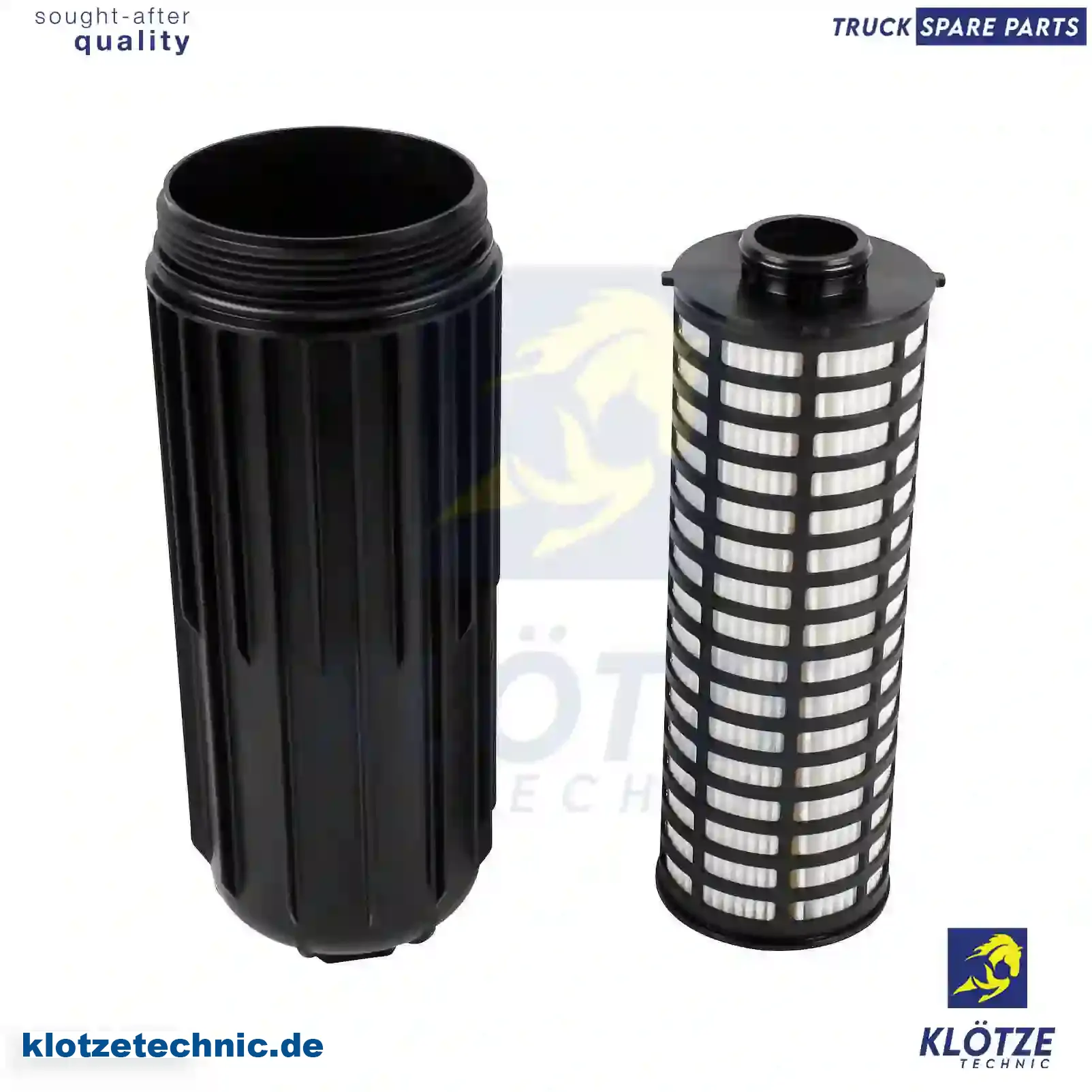Oil filter, complete, 02996416, 2996416, 500054654, 500054655, 504120410, 504213799, 504213800, 504213801, 5801592262, 5801592275, 504192850, 504213800, ZG01724-0008 || Klötze Technic Automotive Air Brake Systems