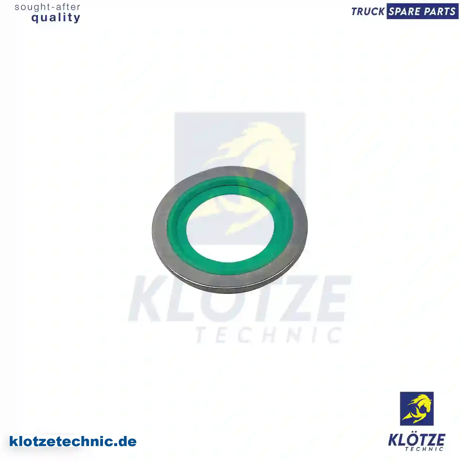 Seal ring, 6802217, 06561990053, 64965010048, 1373793, 2279229, ZG01990-0008 || Klötze Technic Automotive Air Brake Systems