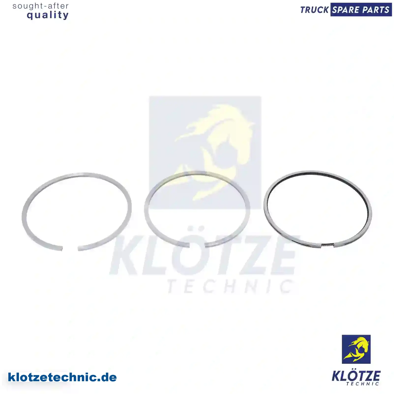 Piston ring kit, 5001823201, 5000667791S, 5000684682S, 5001823201, 5010339943S || Klötze Technic Automotive Air Brake Systems