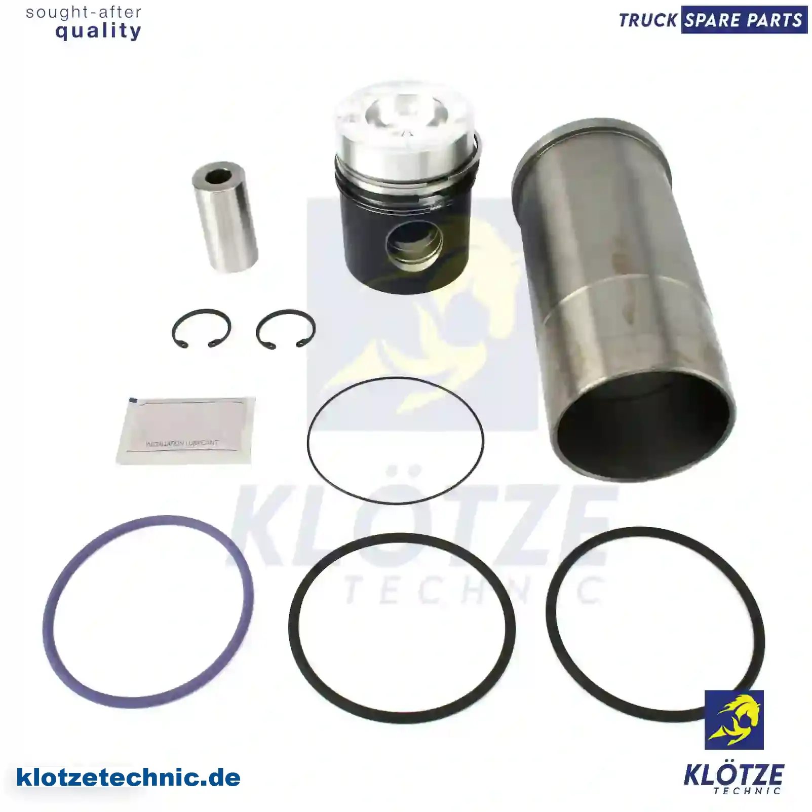 Piston with liner, 275078, 275394 || Klötze Technic Automotive Air Brake Systems