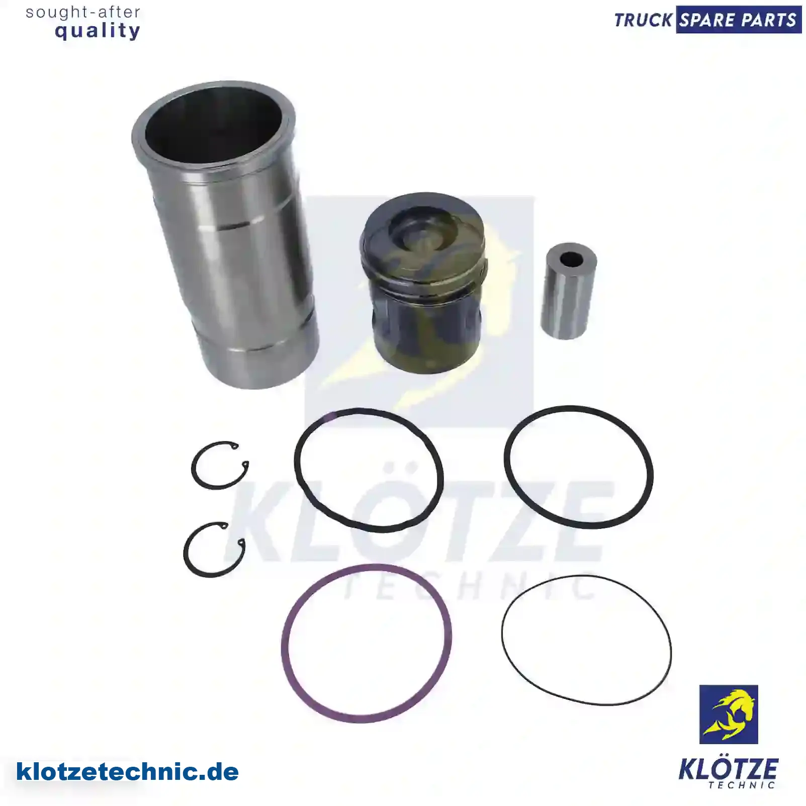 Piston with liner, 20522262, 20522266, 276938 || Klötze Technic Automotive Air Brake Systems