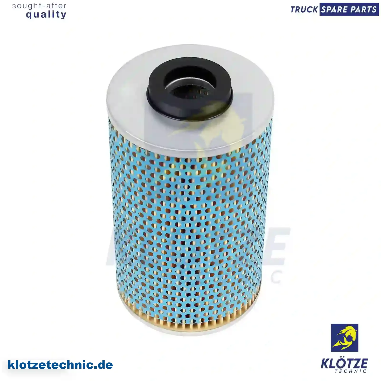 Oil filter insert, 5011439, 5011503, 51055040053, 51055040054, 51055040055, 51055040064, 51055040074, 51055040076, 51055040077, 51055040088, 51055040093, 81000000242, 81055040044, 81055040045, 81055040046, 81055040047, 81055040050, 82055040088, N055040044 || Klötze Technic Automotive Air Brake Systems