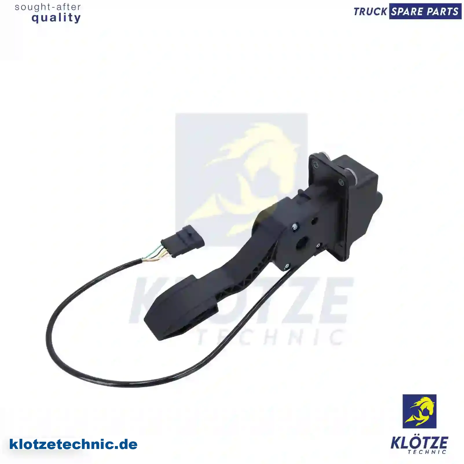 Accelerator pedal, with sensor, 5801331271 || Klötze Technic Automotive Air Brake Systems