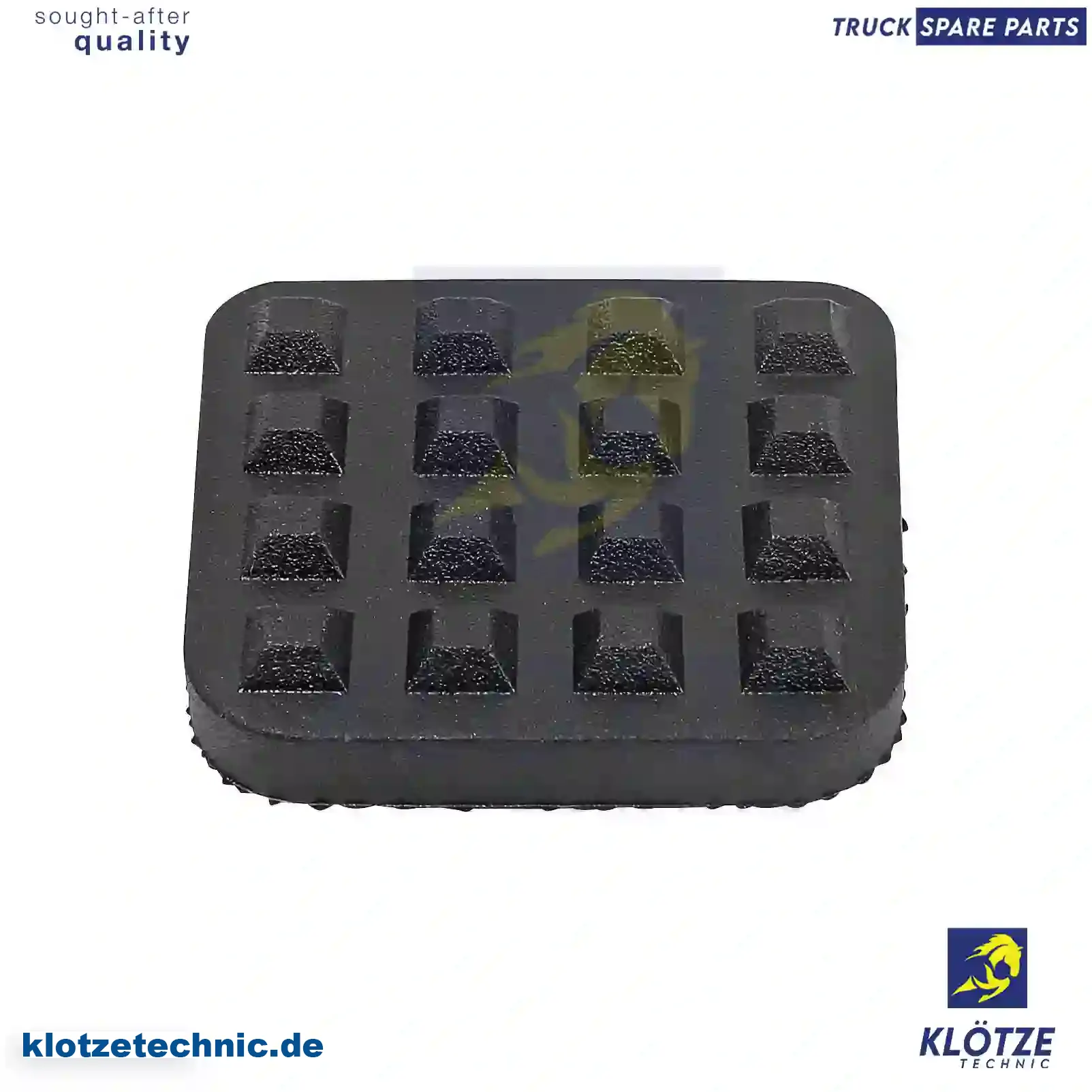 Pedal rubber, 08138107, ZG40023-0008 || Klötze Technic Automotive Air Brake Systems