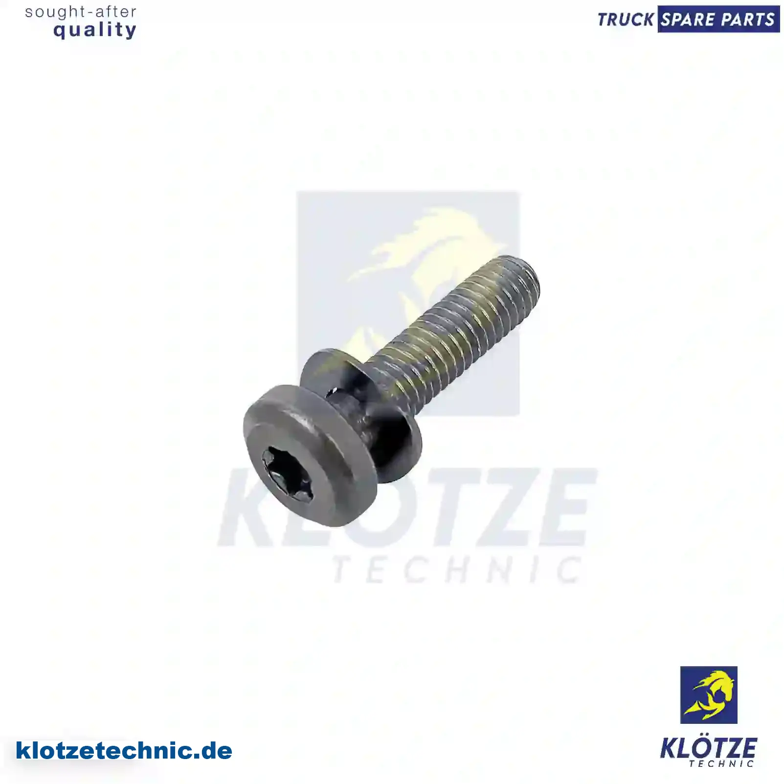 Screw, oil pump, 42471295, 257937, 5001853927 || Klötze Technic Automotive Air Brake Systems
