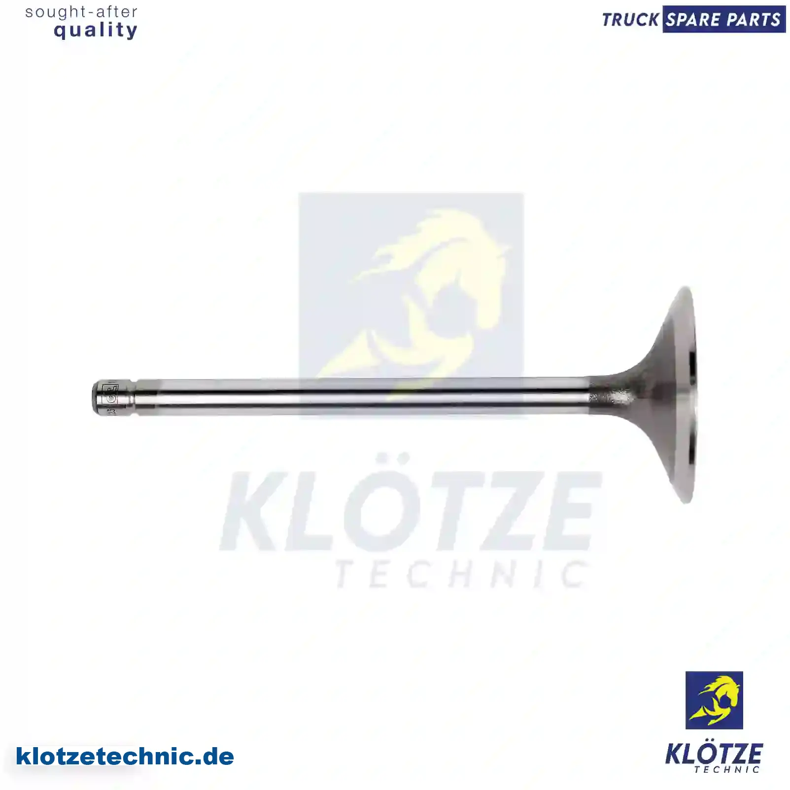 Intake valve, 04803805, 01904656, 01908408, 04784888, 1904656, 1908408, 4784888, 500300570, 98435622, 99432652 || Klötze Technic Automotive Air Brake Systems