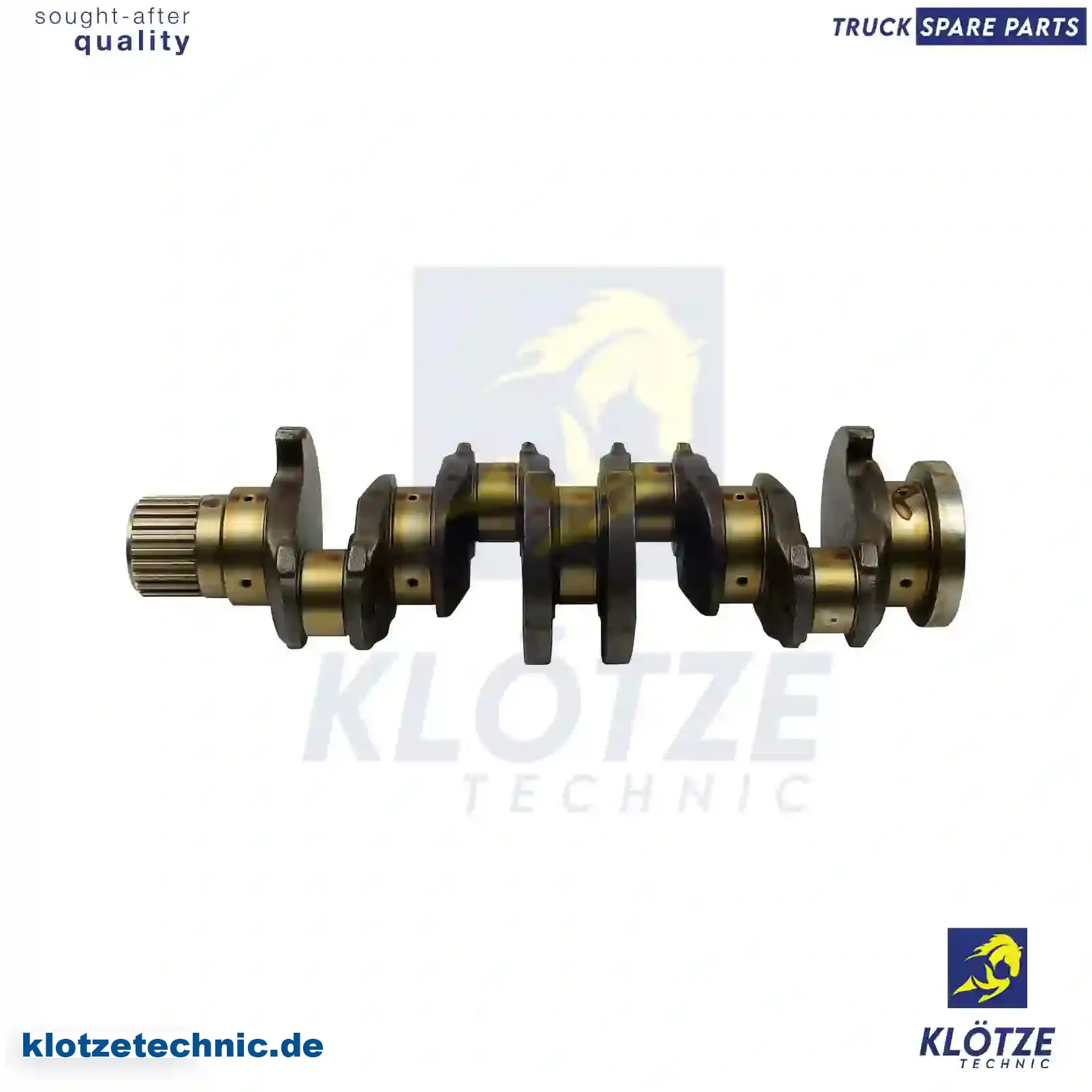 Crankshaft, 500314784, 500329821, 504033129, 99436244 || Klötze Technic Automotive Air Brake Systems