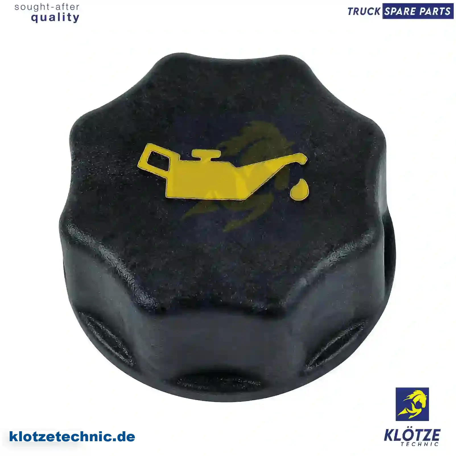 Oil filler cap, 500301568, 500301 || Klötze Technic Automotive Air Brake Systems
