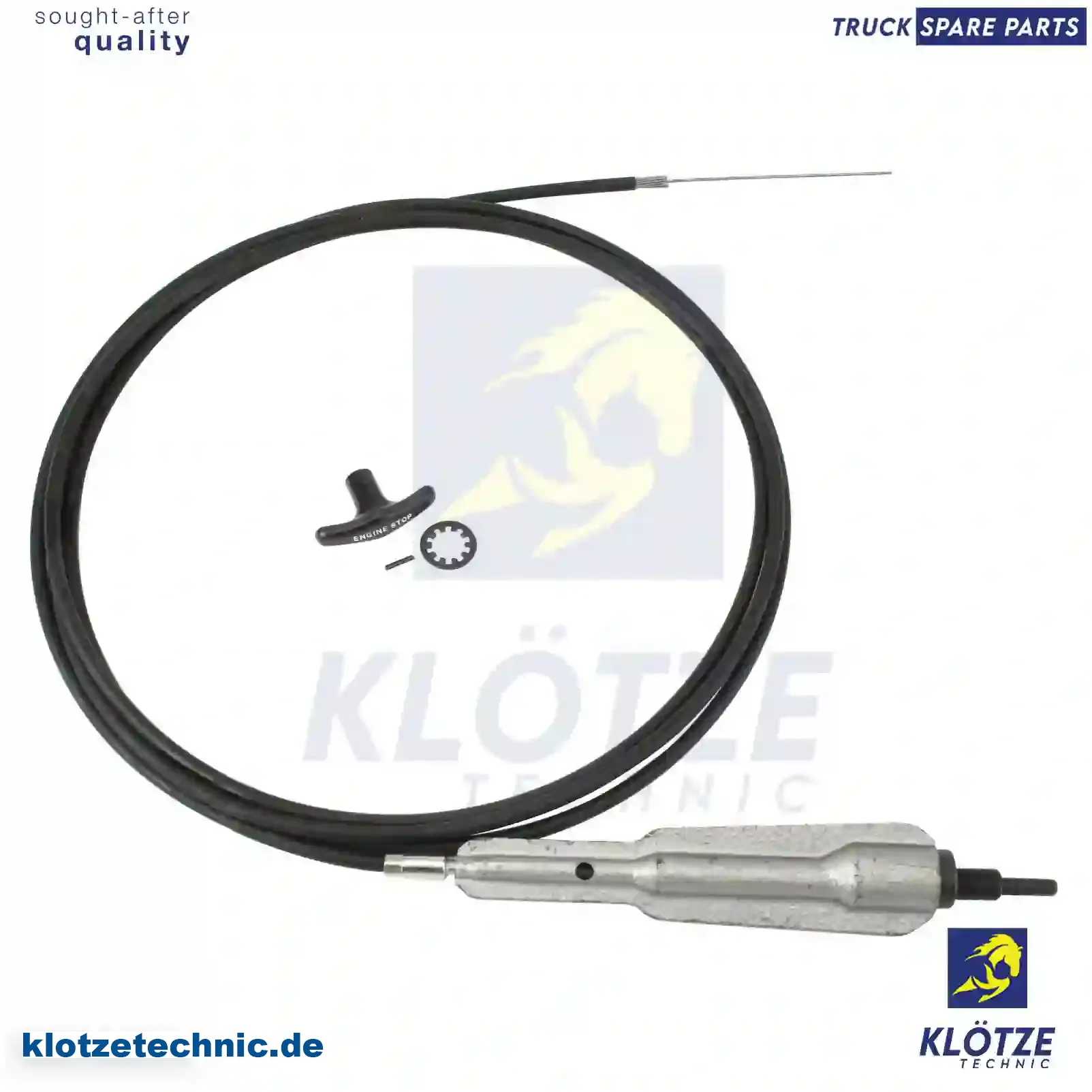 Throttle cable, complete, 273787, 273788, 8121497 || Klötze Technic Automotive Air Brake Systems