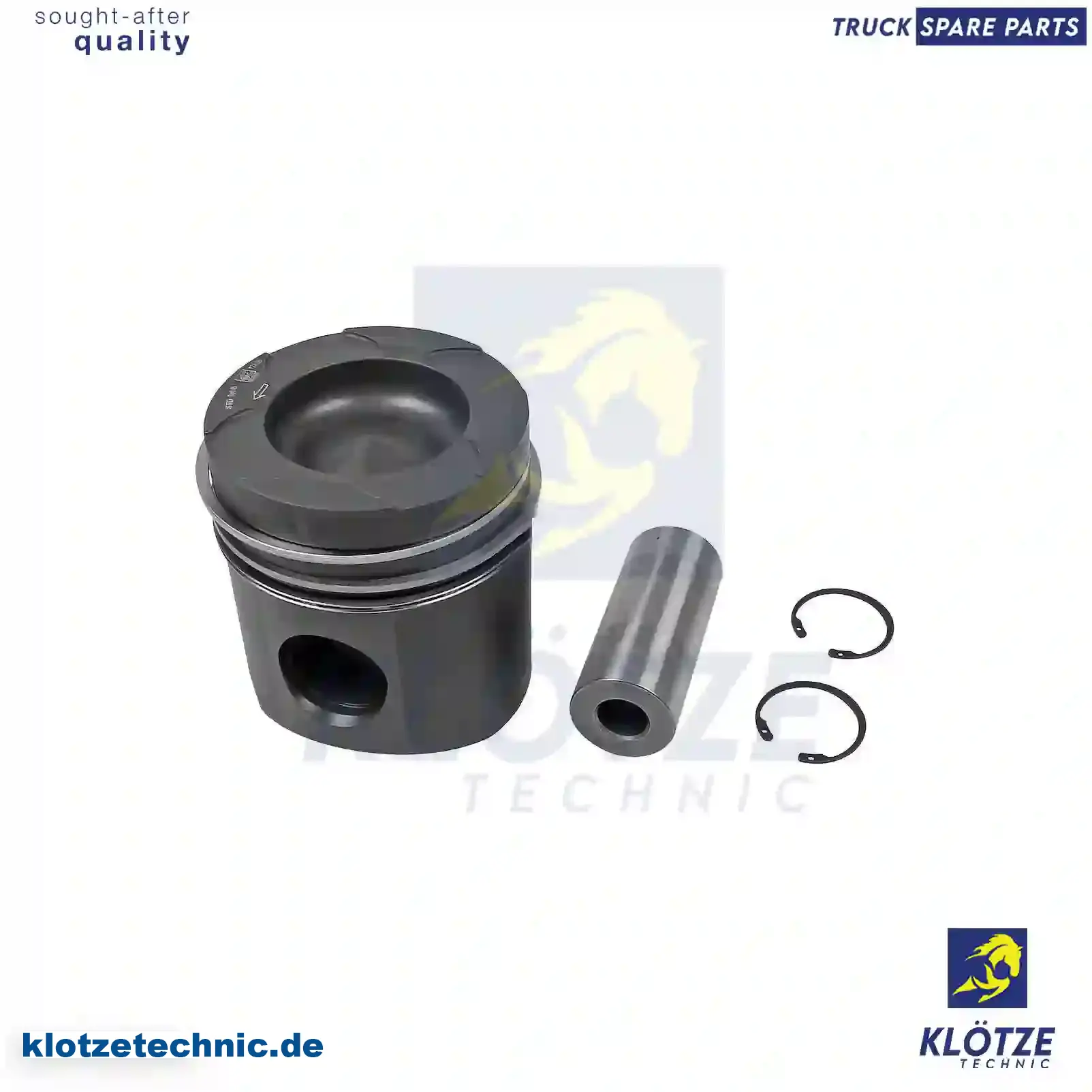 Piston, complete with rings, 51025110373, 51025117354, 51025117358 || Klötze Technic Automotive Air Brake Systems