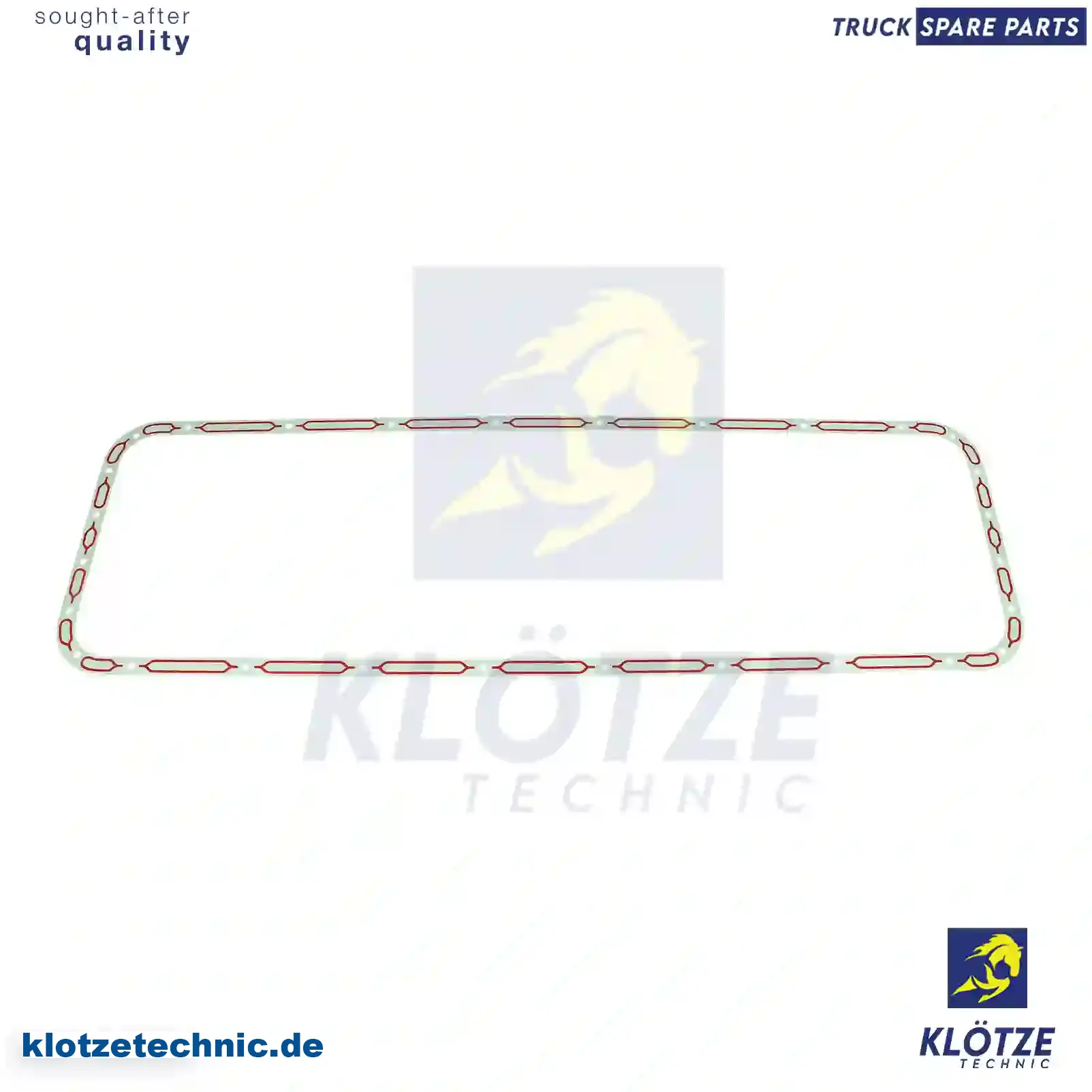 Oil sump gasket, 1460359, 1744774, 1865674, ZG01802-0008 || Klötze Technic Automotive Air Brake Systems