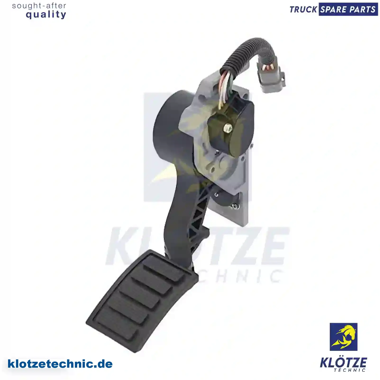 Accelerator pedal, 20499273, 20574537, 20889706, 21116875, 82628005, 84557583 || Klötze Technic Automotive Air Brake Systems