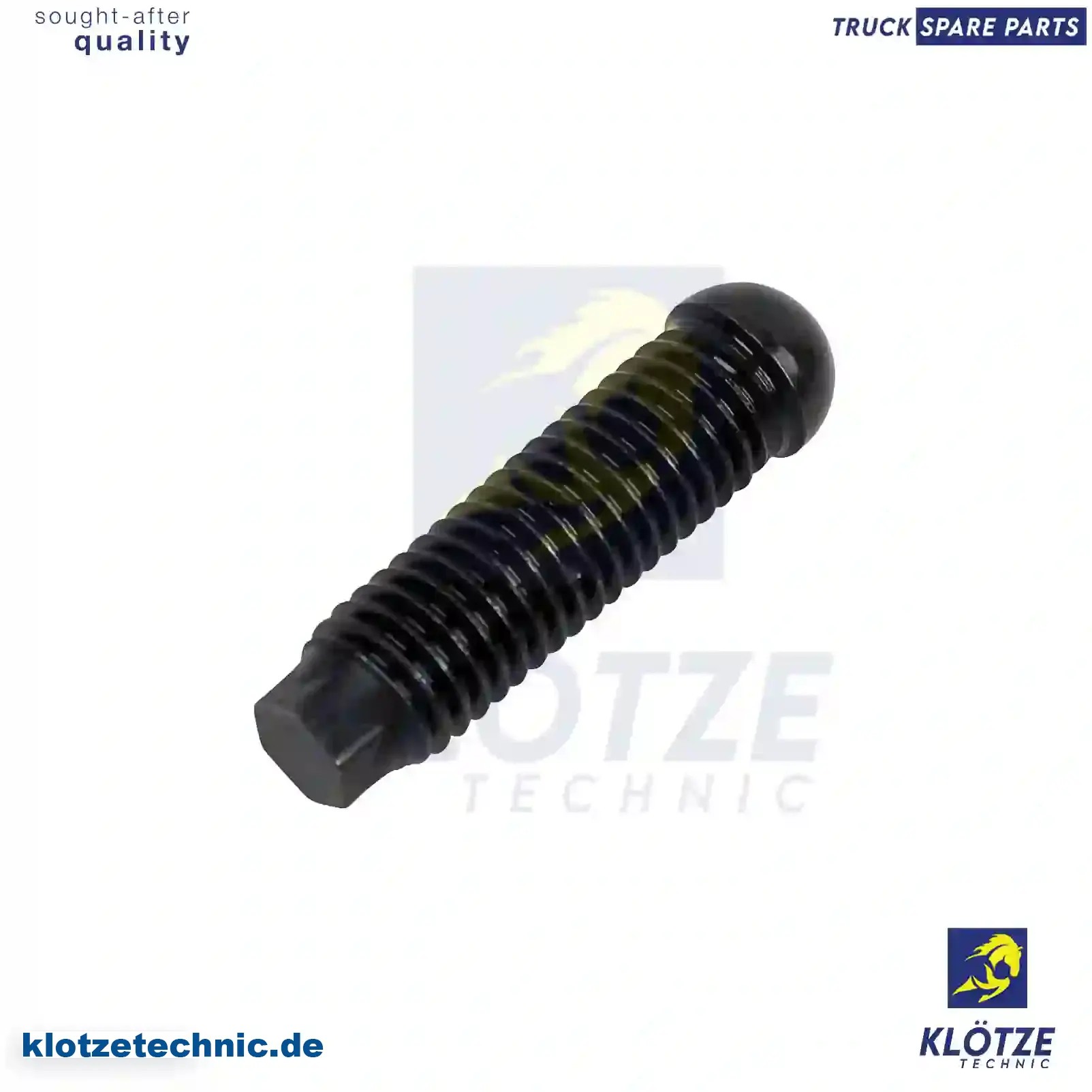 Adjusting screw, 1408646, 1481810, 275036, ZG00805-0008 || Klötze Technic Automotive Air Brake Systems