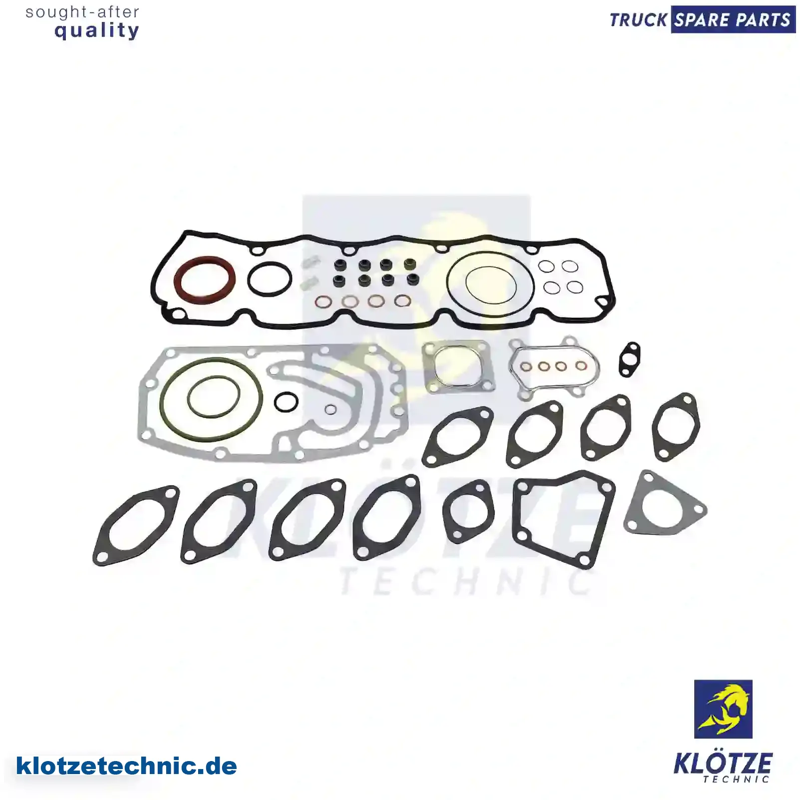 Cylinder head gasket kit, without cylinder head gasket, 0197Y3, 500366528, 71713695, 9162591, 500366528, 99477119, 99477120, 4502790, 0197Y3, 7701206362 || Klötze Technic Automotive Air Brake Systems