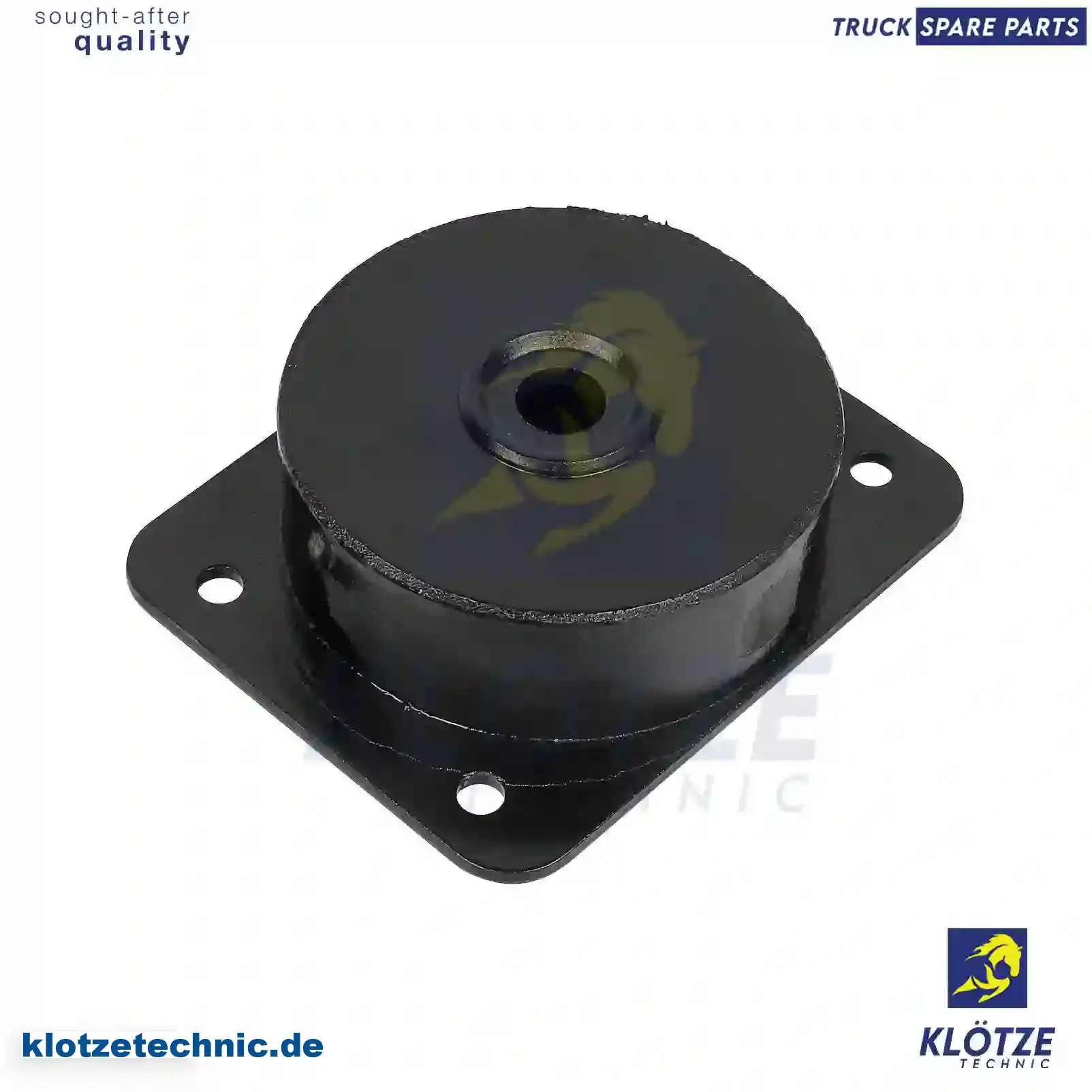Rubber mounting, engine suspension, front, 7420502976, 20502976, ZG40108-0008 || Klötze Technic Automotive Air Brake Systems