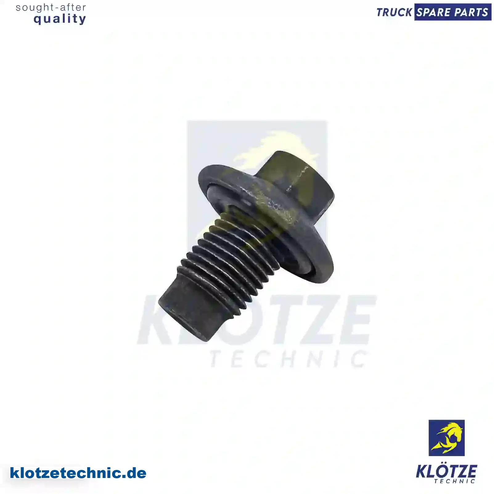 Oil drain plug, 031132, 9659107280, 1013938, 97JM-6730-BA, 031132, 30711617, 30735753, 8694765, ZG01691-0008 || Klötze Technic Automotive Air Brake Systems