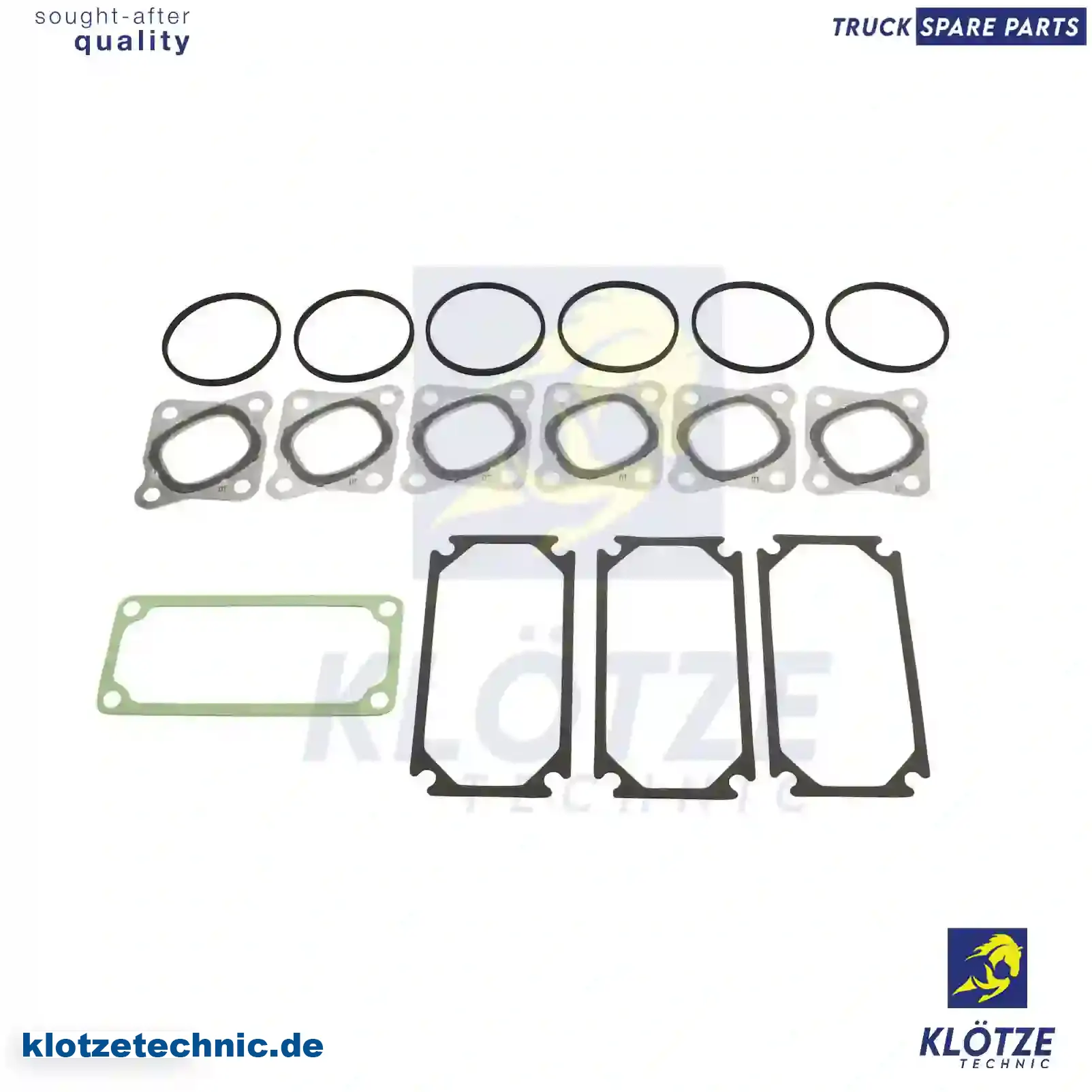 Gasket kit, exhaust manifold, 270772, 275549, 275598 || Klötze Technic Automotive Air Brake Systems