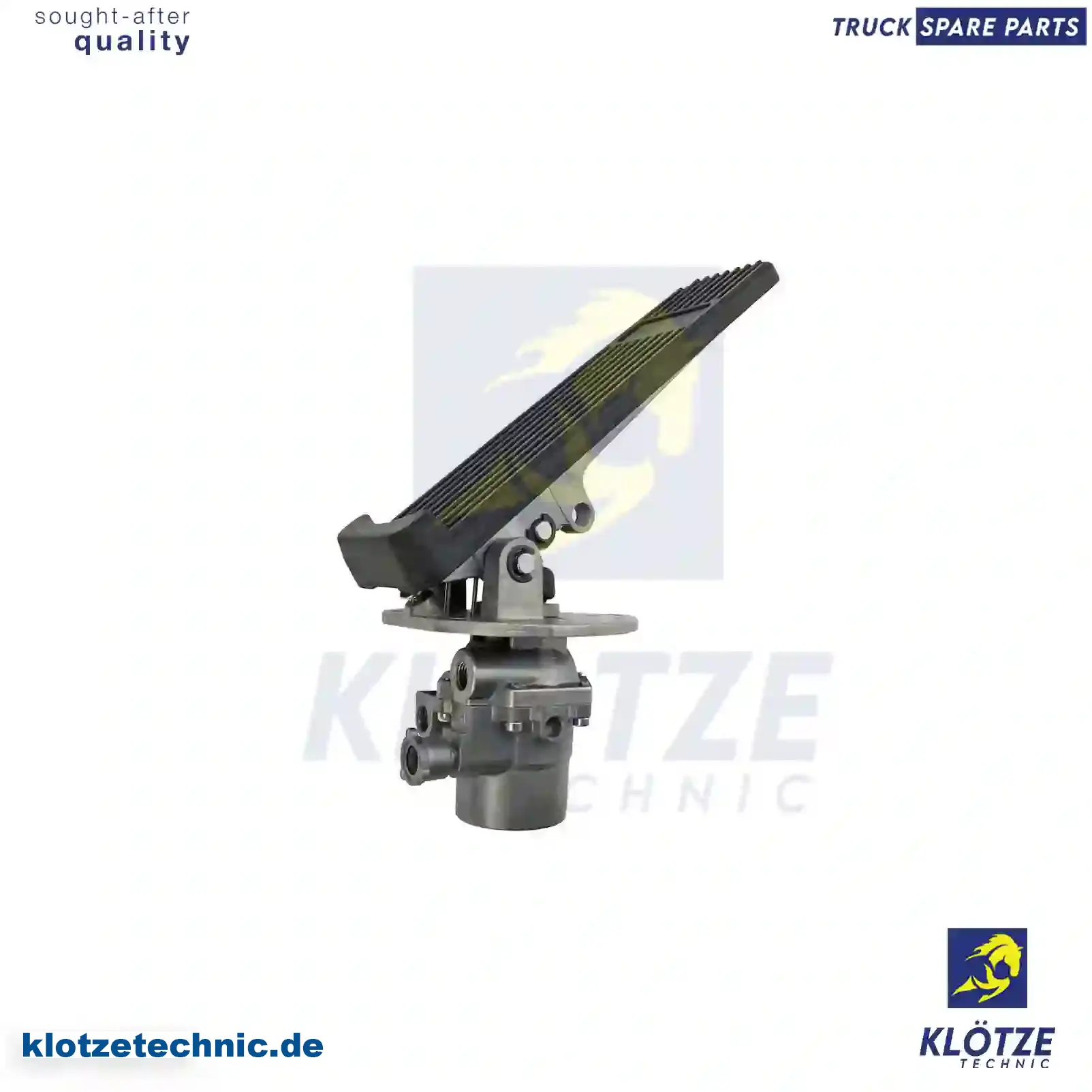 Accelerator pedal, complete, 1577143, ZG60007-0008 || Klötze Technic Automotive Air Brake Systems