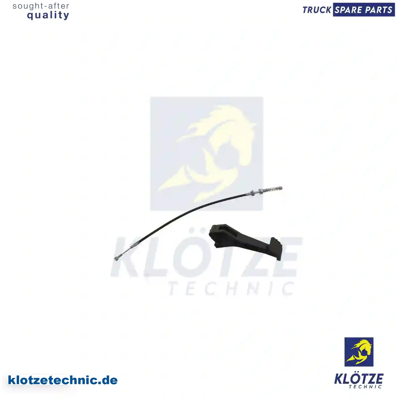 Pedal with control wire, 3176909, ZG61043-0008 || Klötze Technic Automotive Air Brake Systems