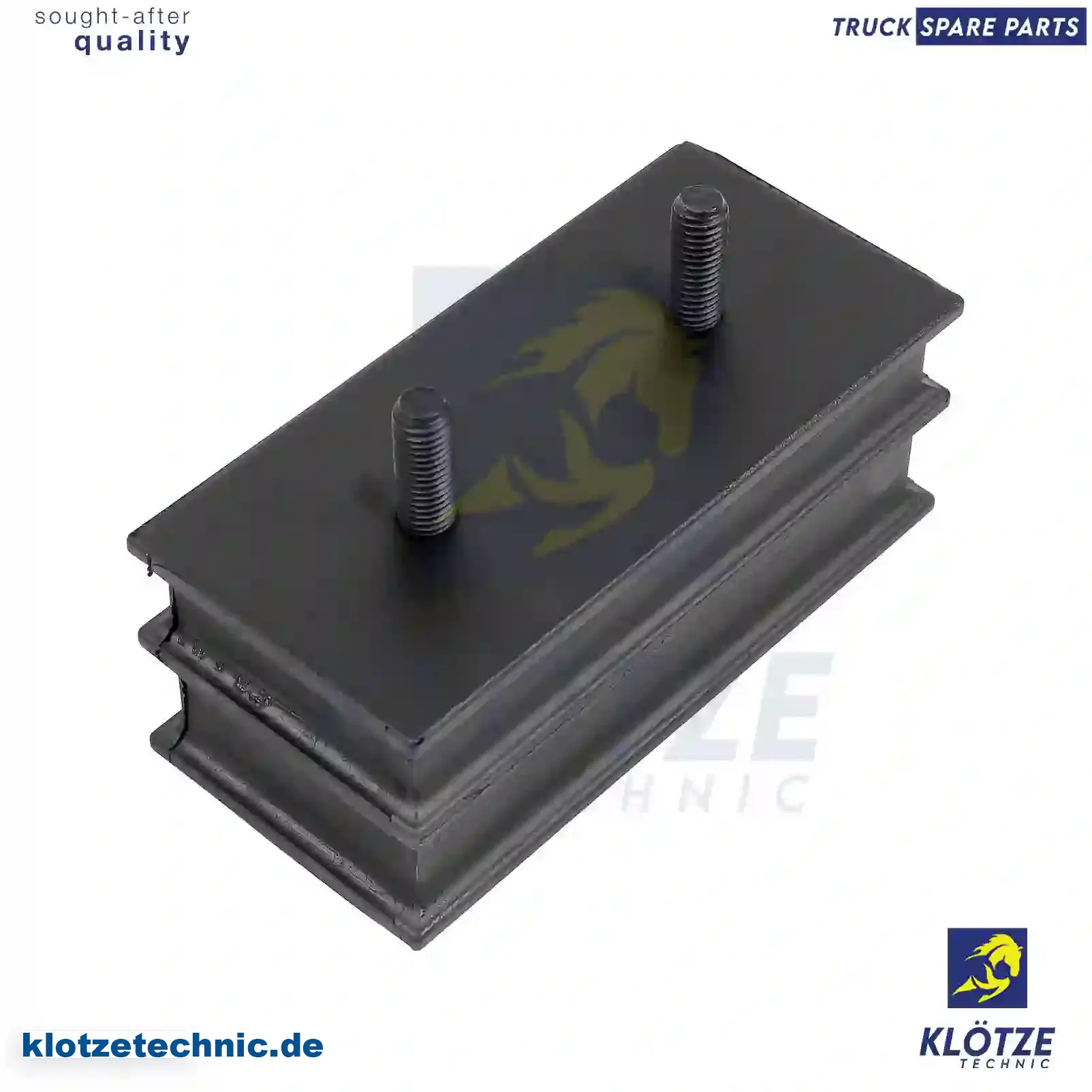 Rubber buffer, 81962100129, 81962100149, 81962100184, 81962100371, || Klötze Technic Automotive Air Brake Systems