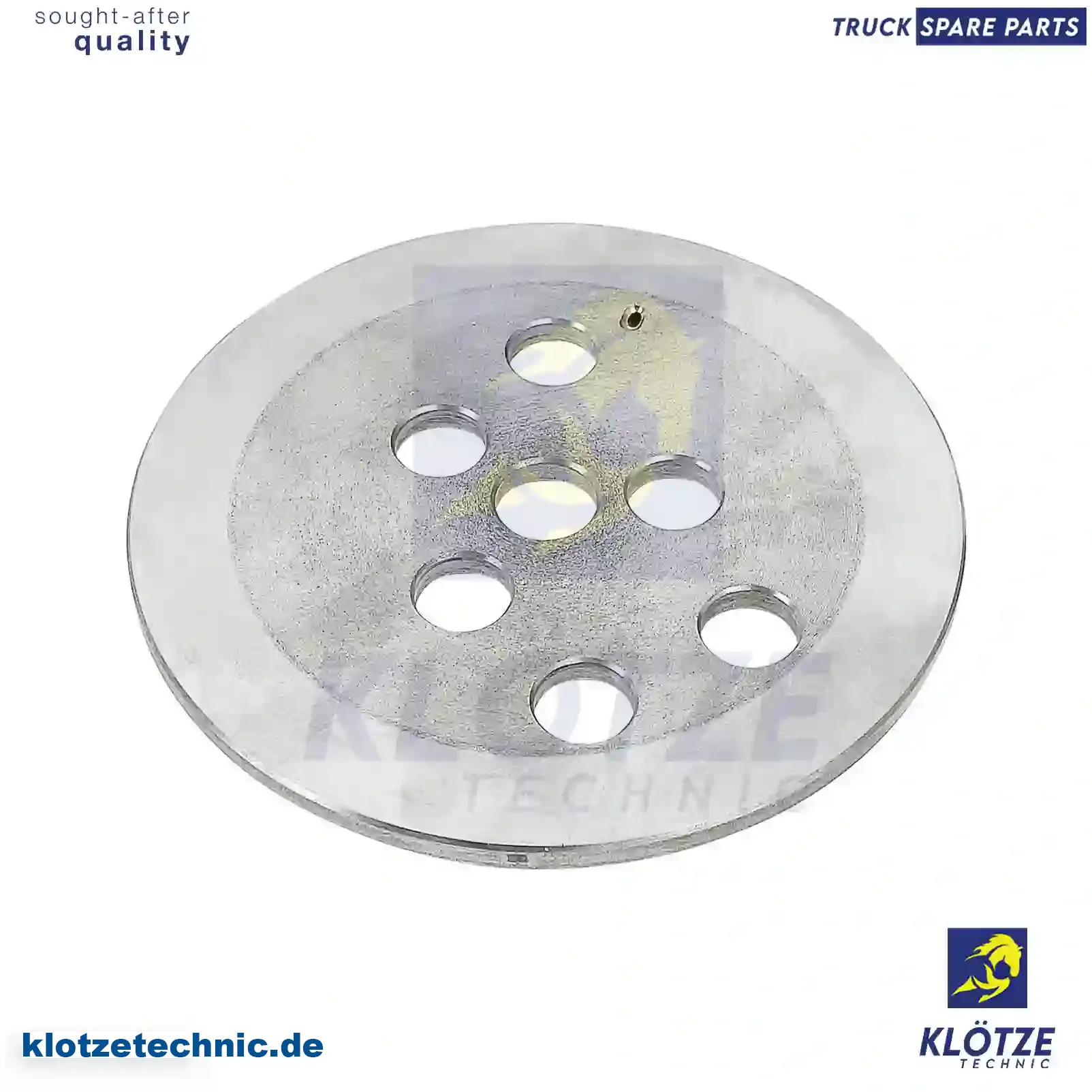 Bearing shield, 7420487676, 20487 || Klötze Technic Automotive Air Brake Systems