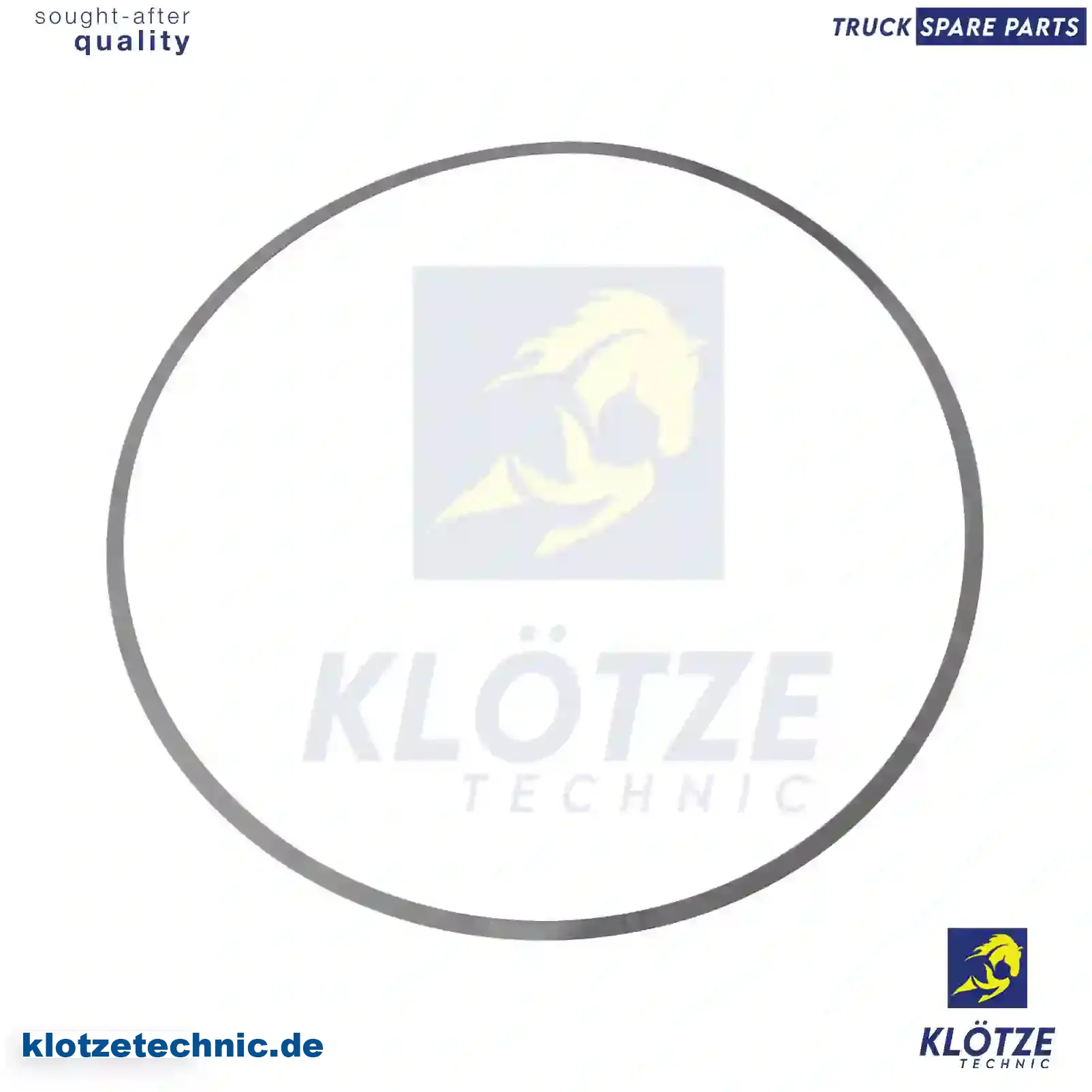 Shim, cylinder liner, 51012220002, , || Klötze Technic Automotive Air Brake Systems