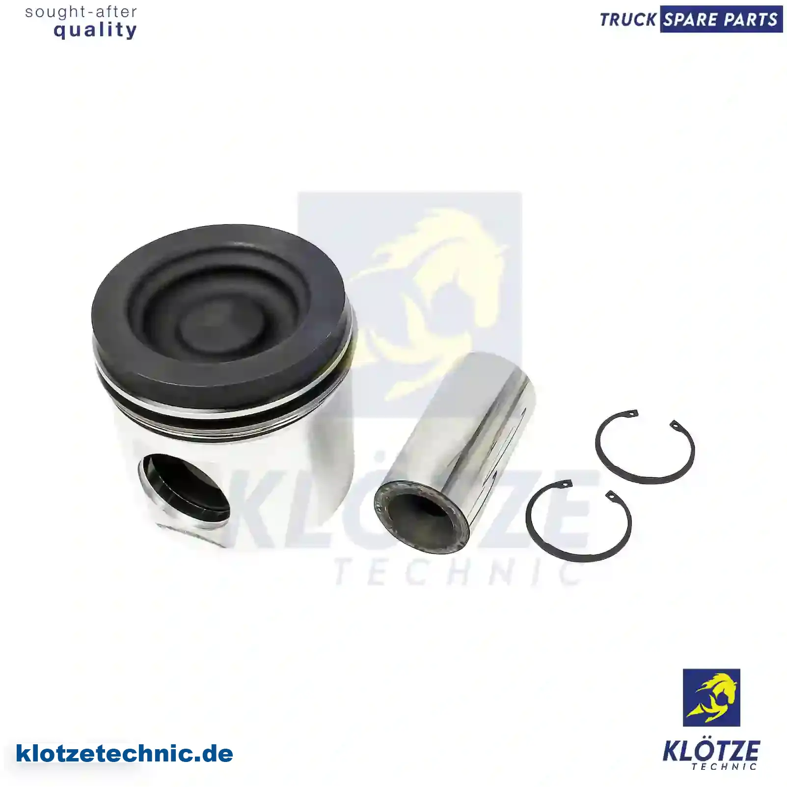 Piston, complete with rings, 1769338, 1776706, 1798596, 1798600, 1799338 || Klötze Technic Automotive Air Brake Systems