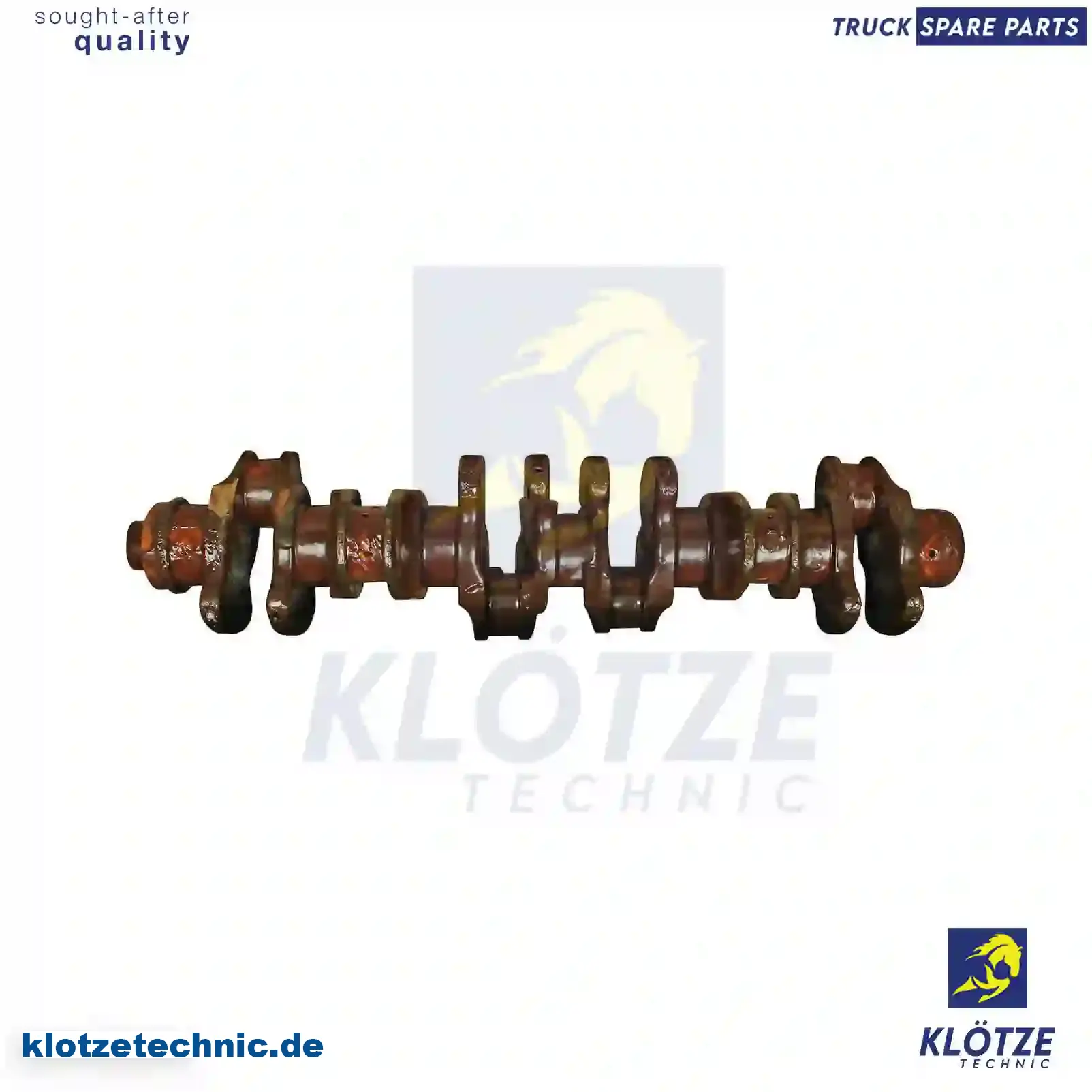 Crankshaft, 51021006018, 51021010536, 51021010573, 51021010581, 51021016021, 51021016038, 51021016044, 51021016082, 51021016101, 51021017706 || Klötze Technic Automotive Air Brake Systems