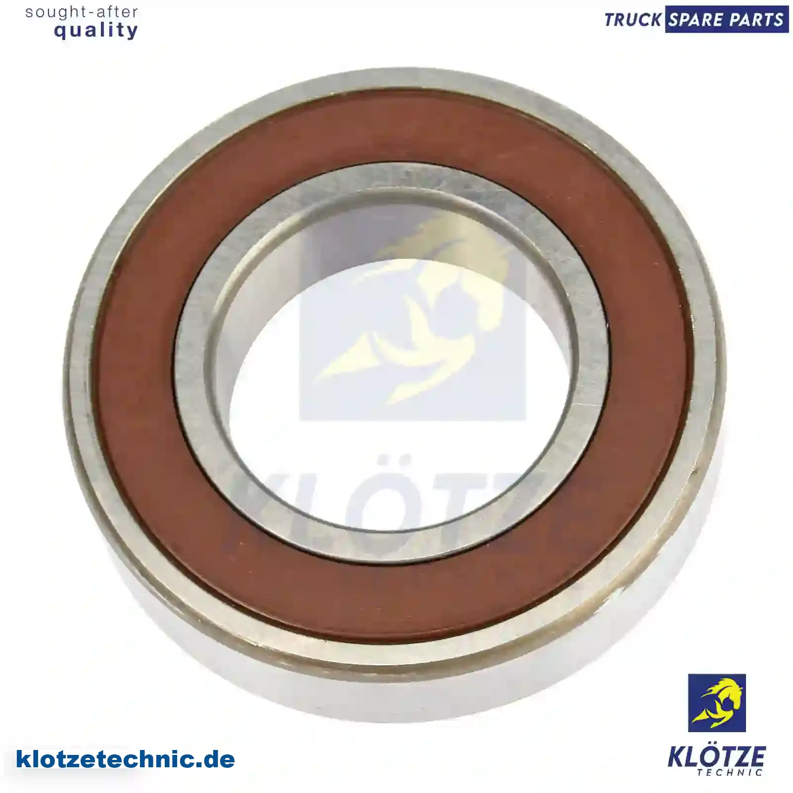 Ball bearing, 06314409400, 51934100055, 51934100105, 51934100149, A0023312547, A0770600520, A5003090096 || Klötze Technic Automotive Air Brake Systems